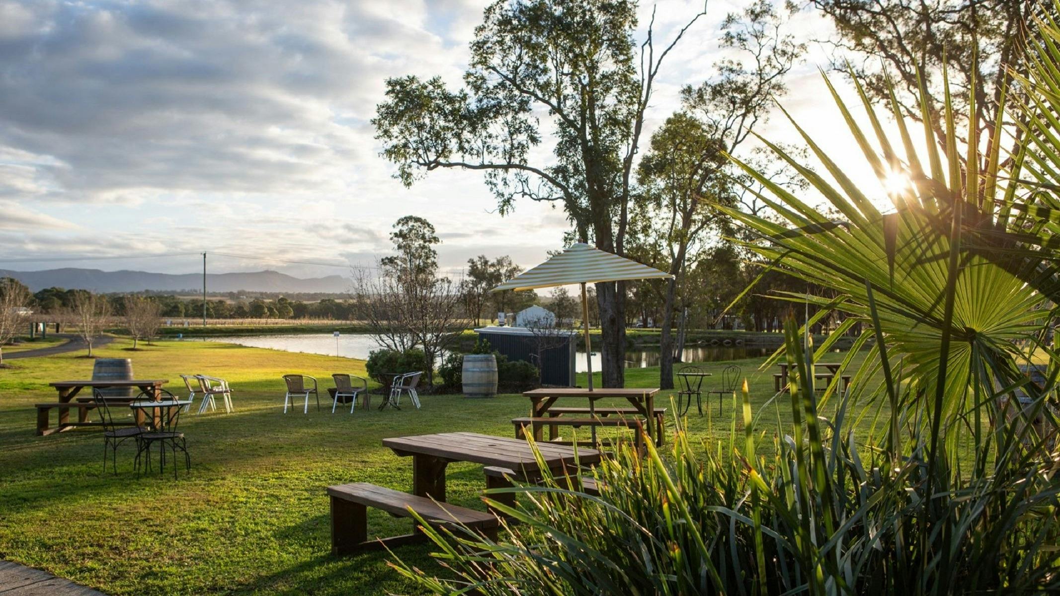 Somewhere nice to settle and enjoy a tasting