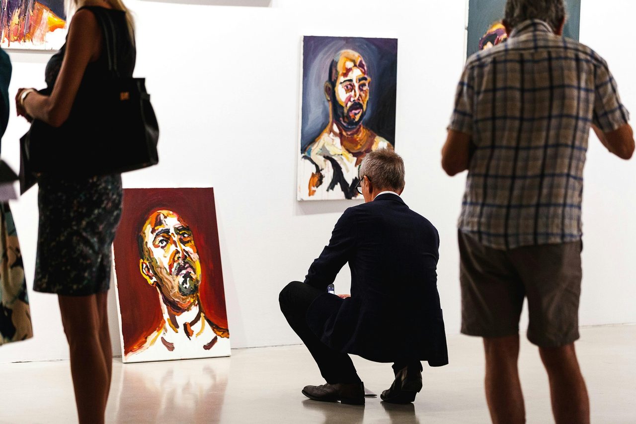Another Day in Paradise exhibition opening