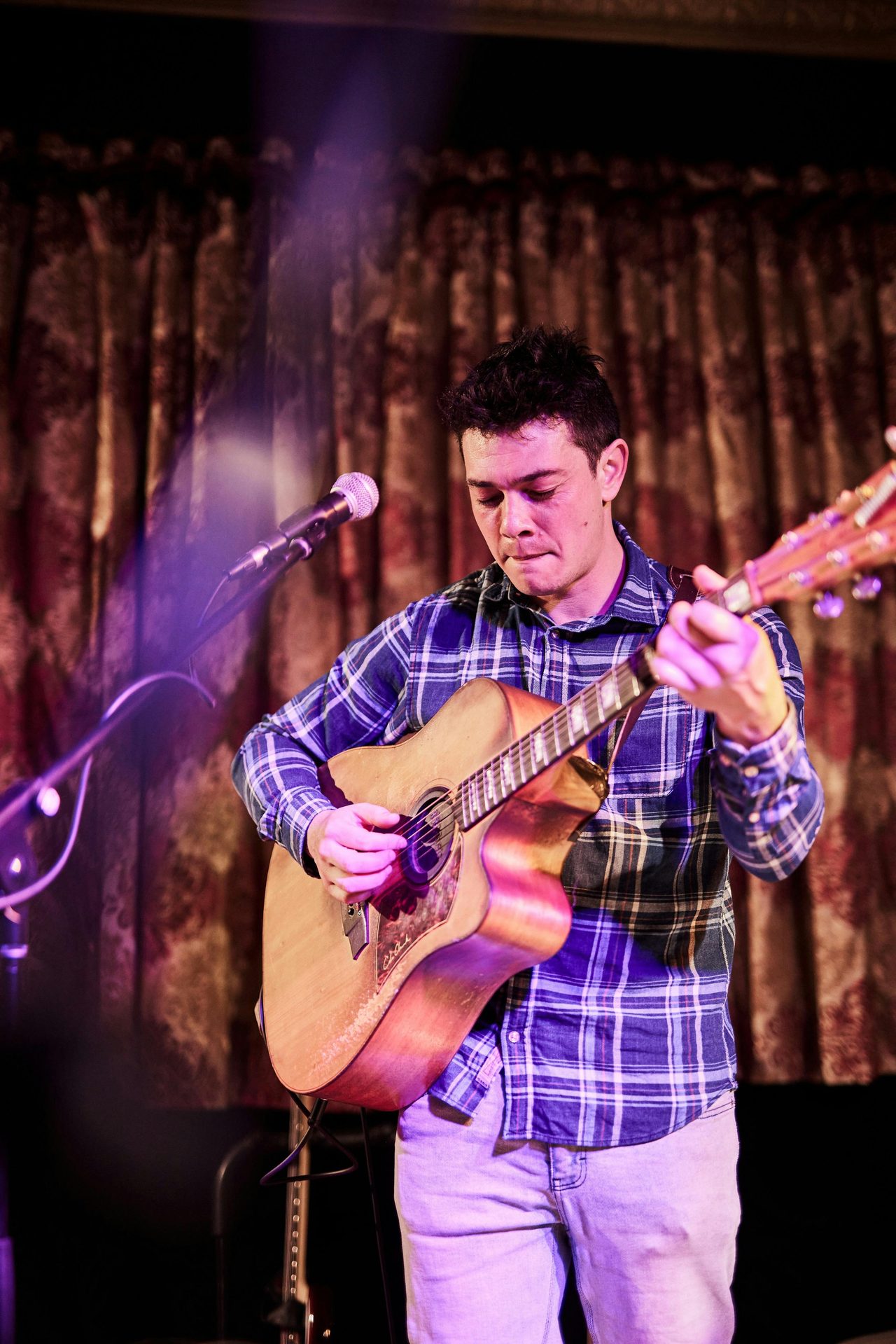 Zech Walters. Singer/Songwriter, multi-instrumentalist. Member of Woodlock and performs every Sunday
