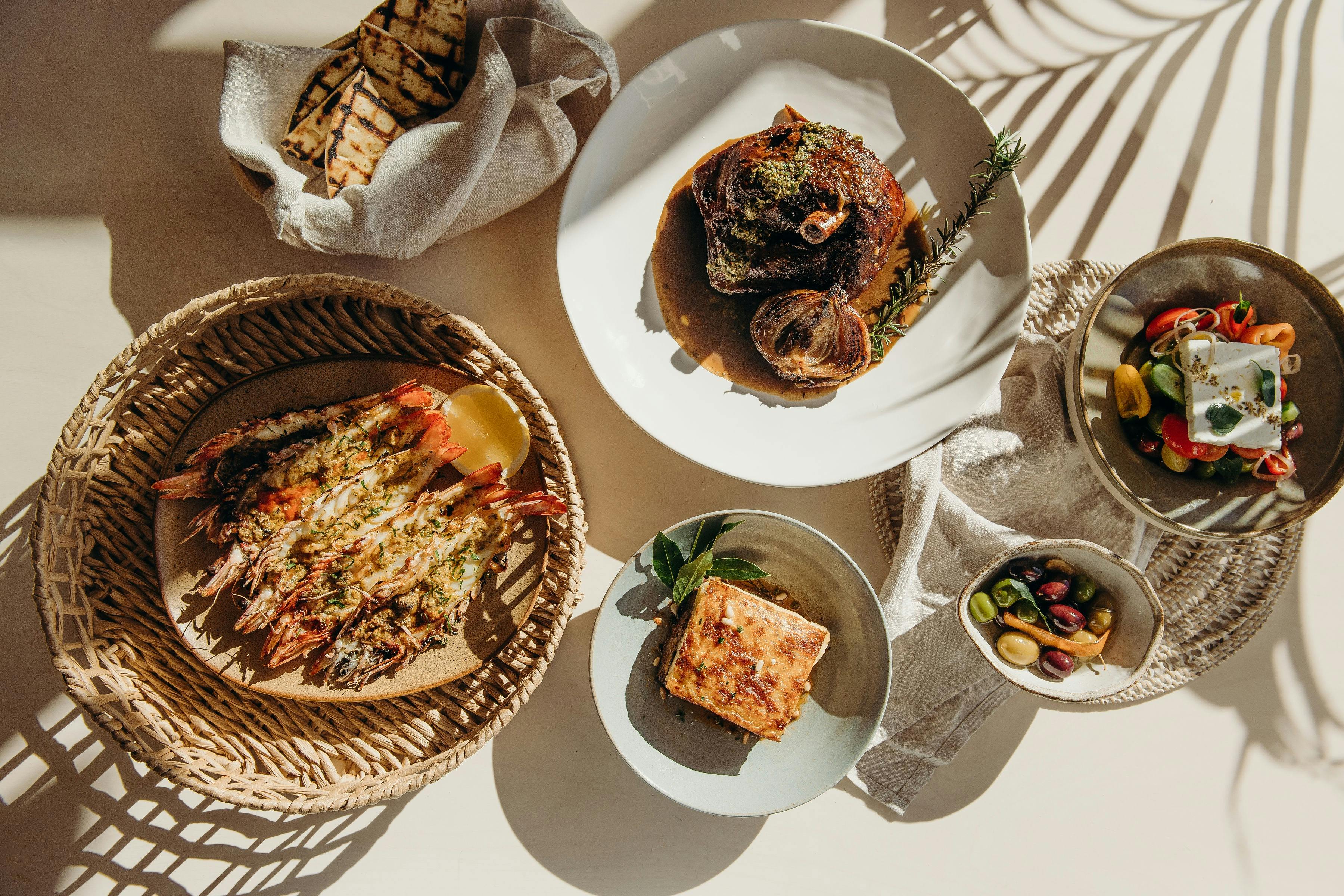 Authentic Greek food at Atmos