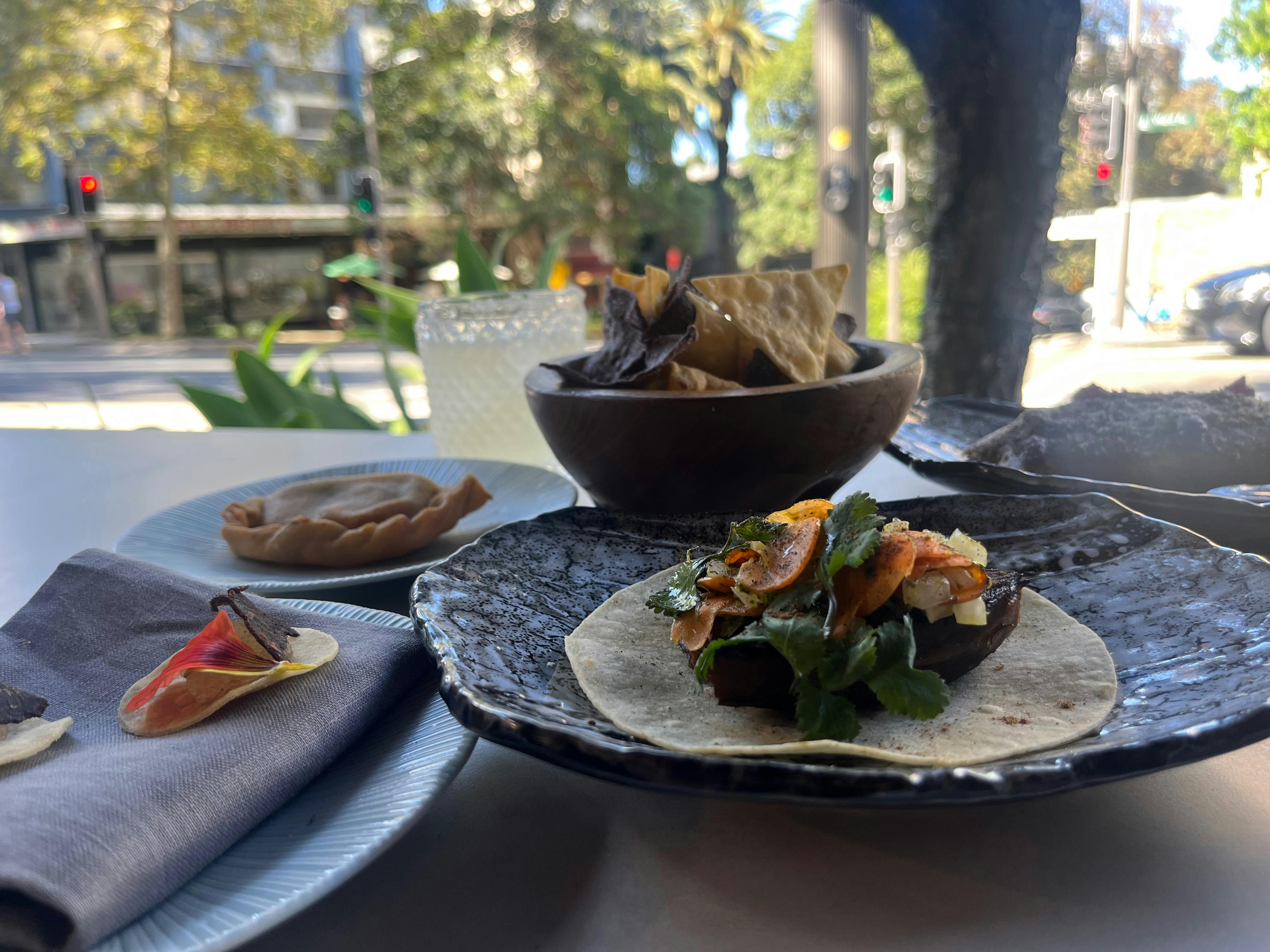 Out door dinning at Sonora