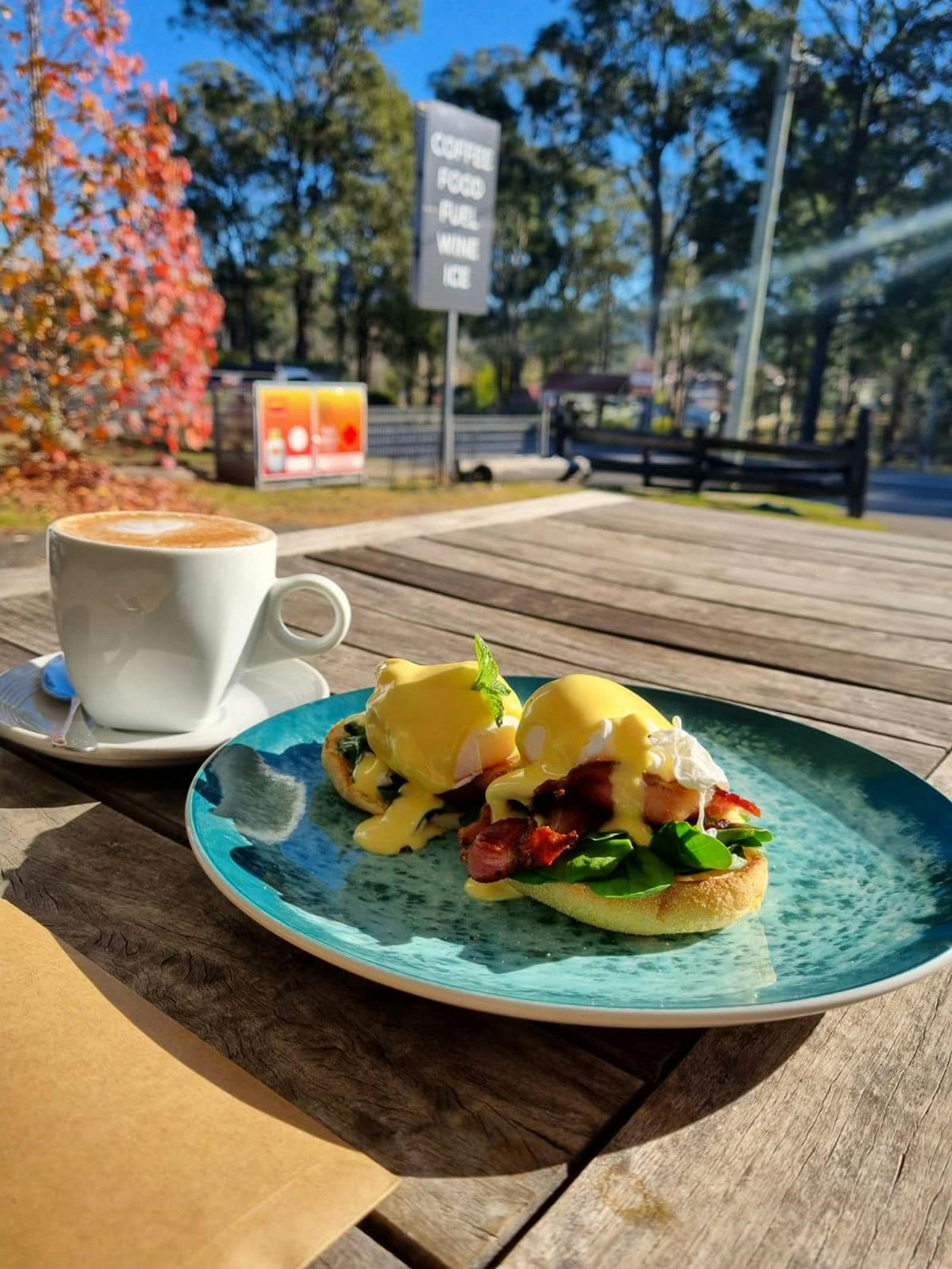 Eggs Benedict and Coffee