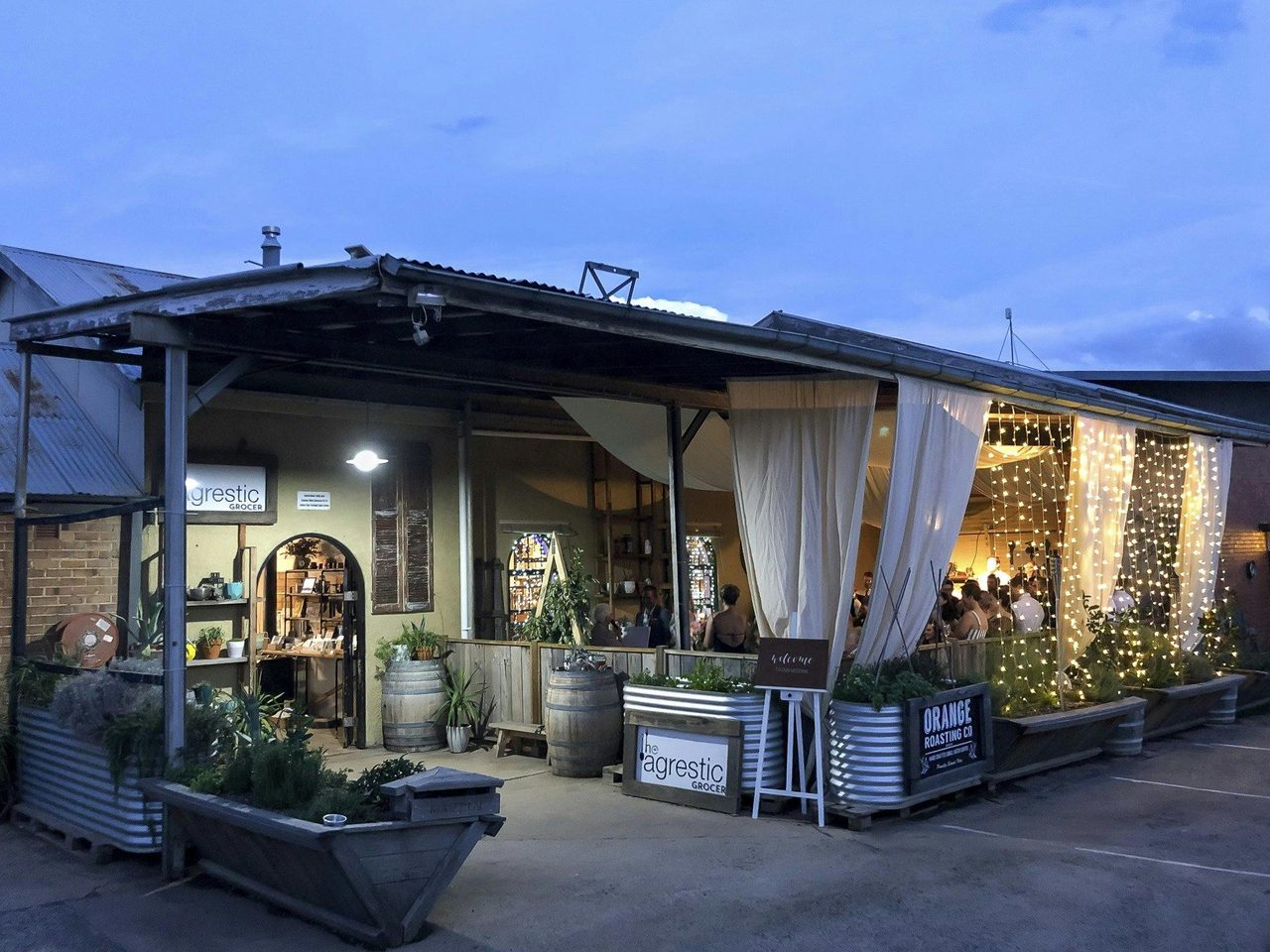 The Agrestic Grocer is the first choice for rustic private functions & weddings.