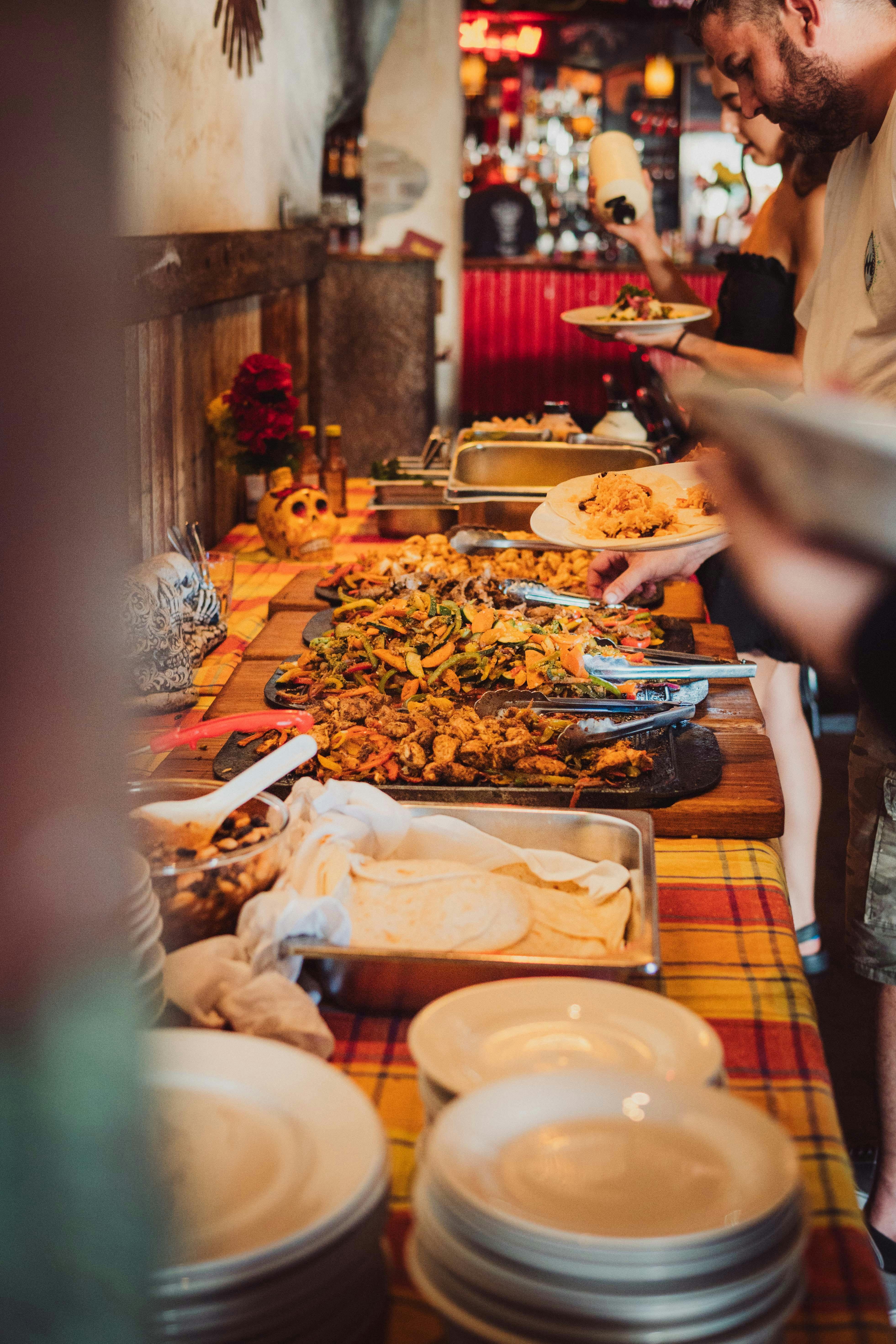 Mexican Fajita Buffet