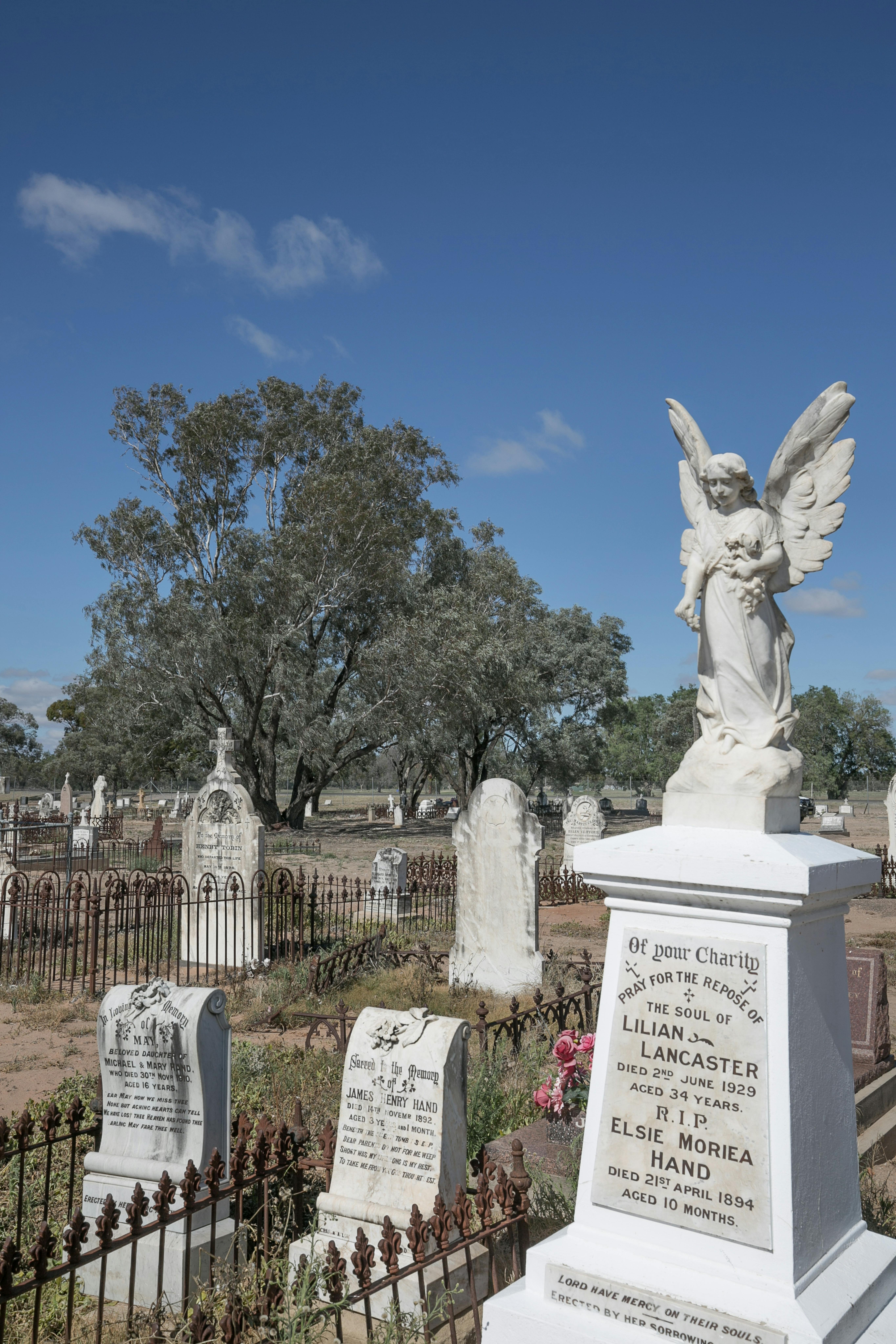 The old cemetery side