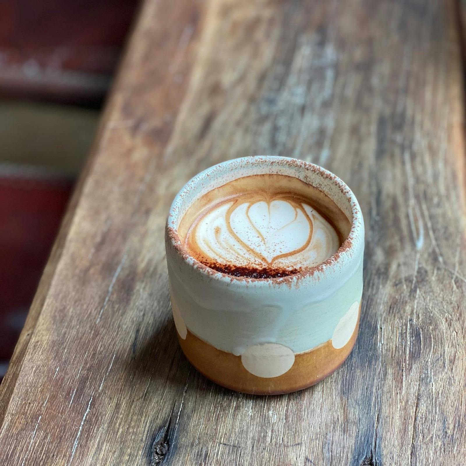 Coffee in a cute mug