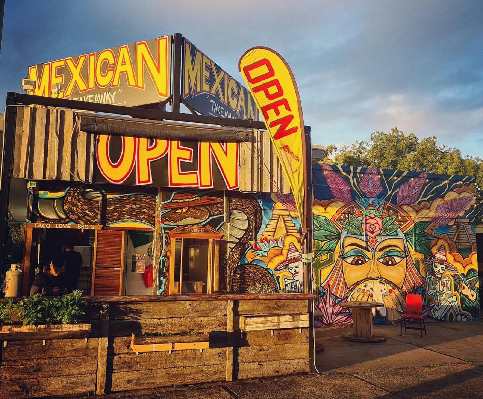Bright and vibrant shop front