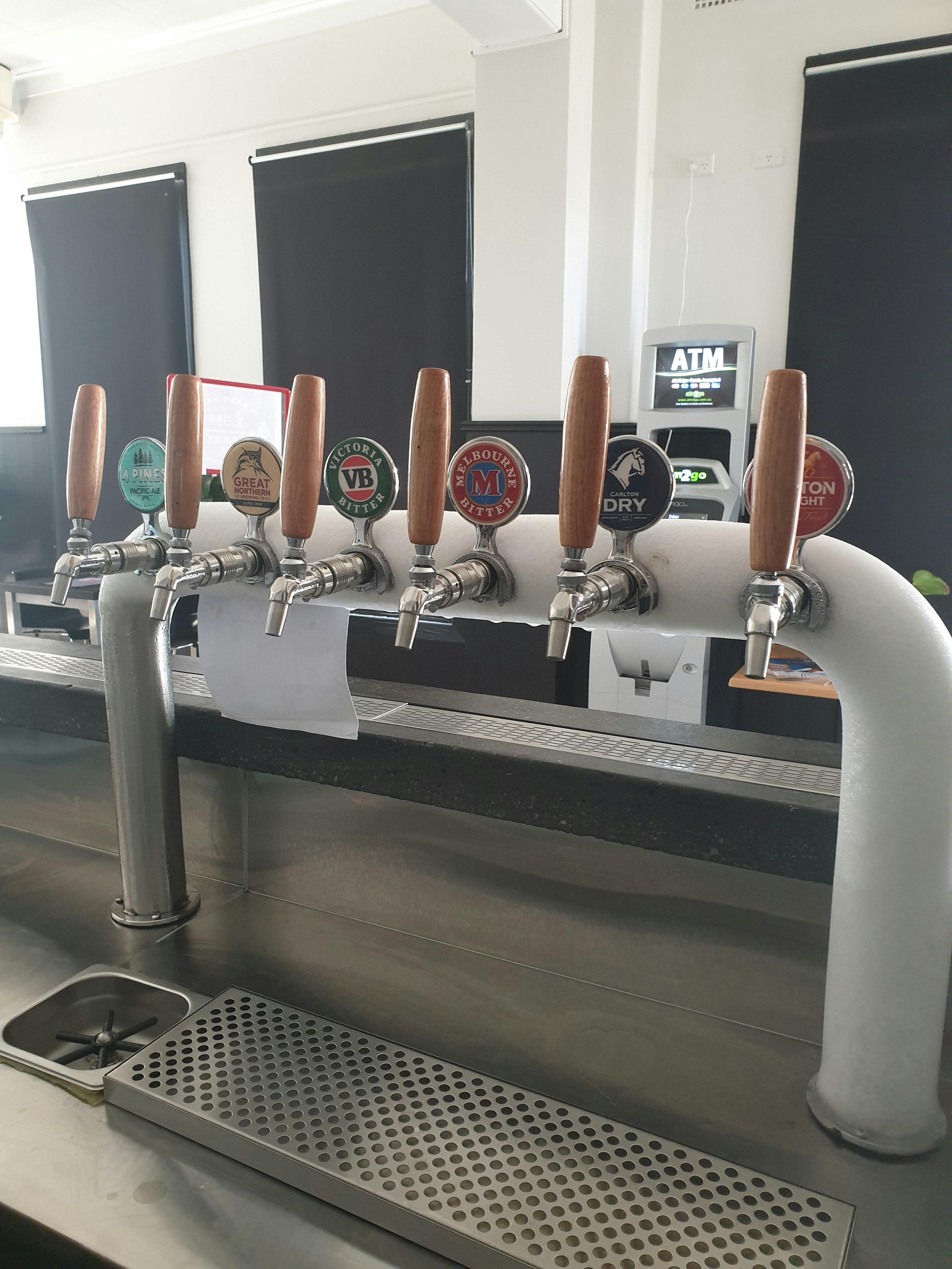 A selection of our tap beers