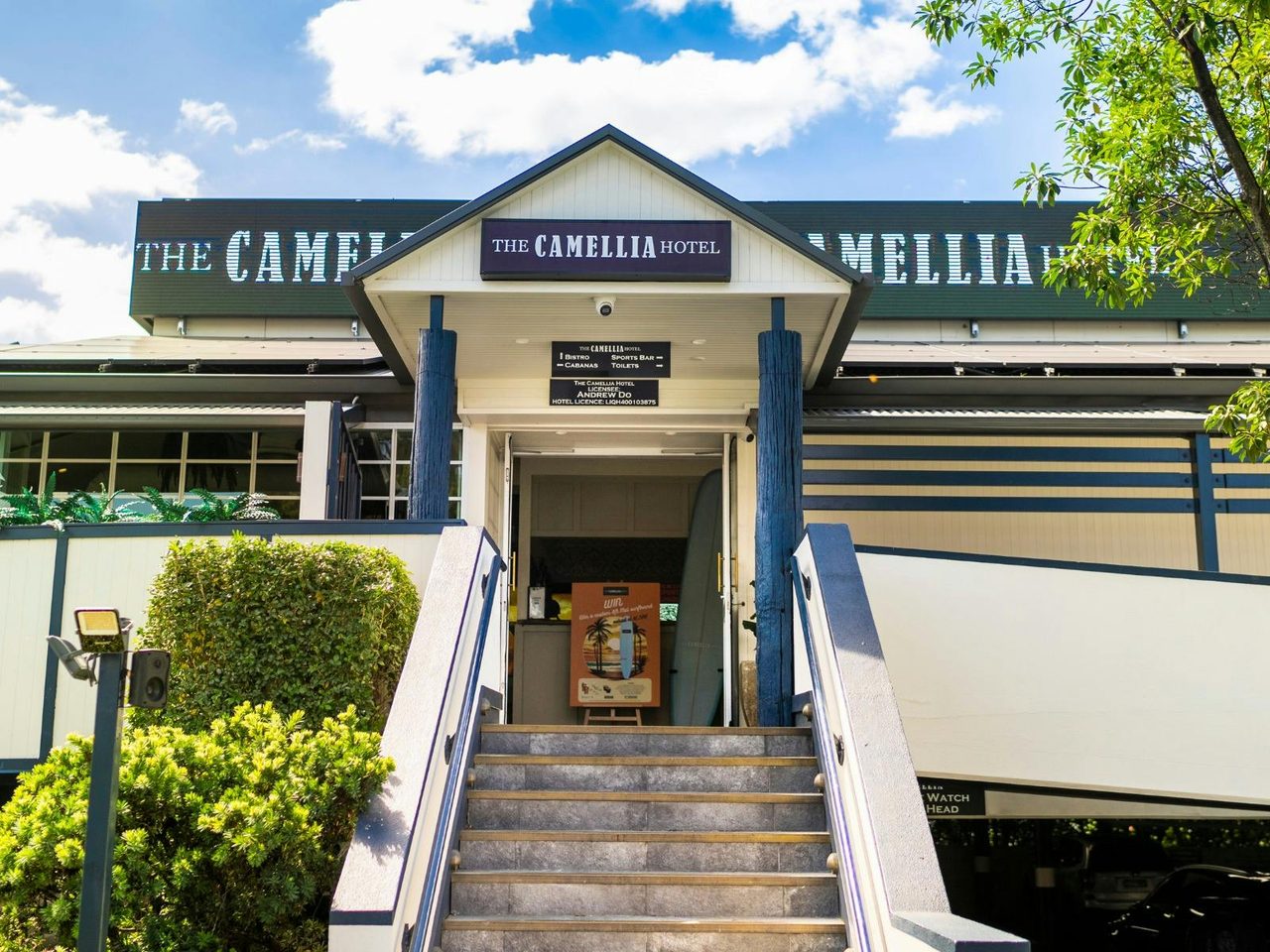 Entrance of Camellia Hotel