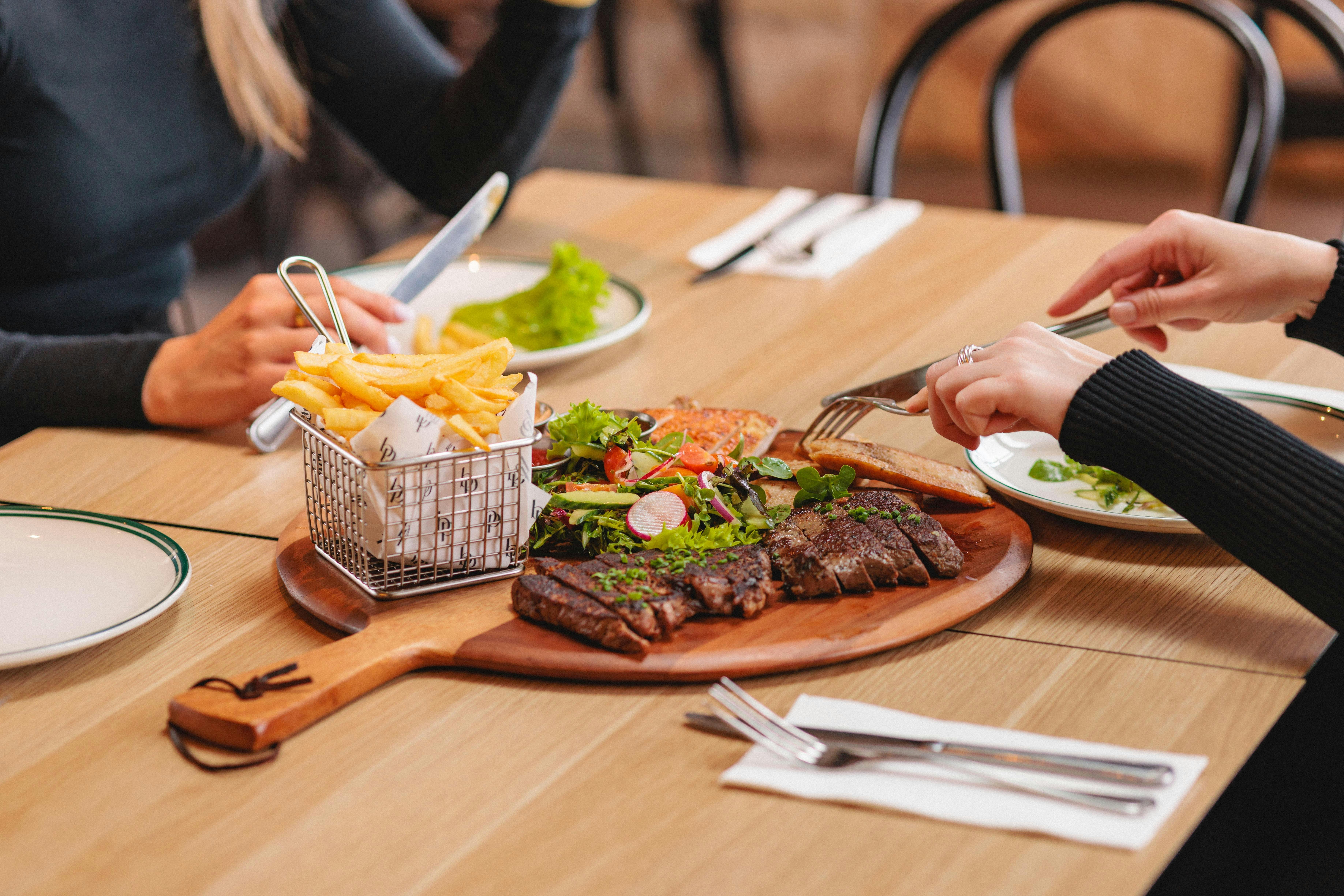 Steaks at The Butler's Pantry