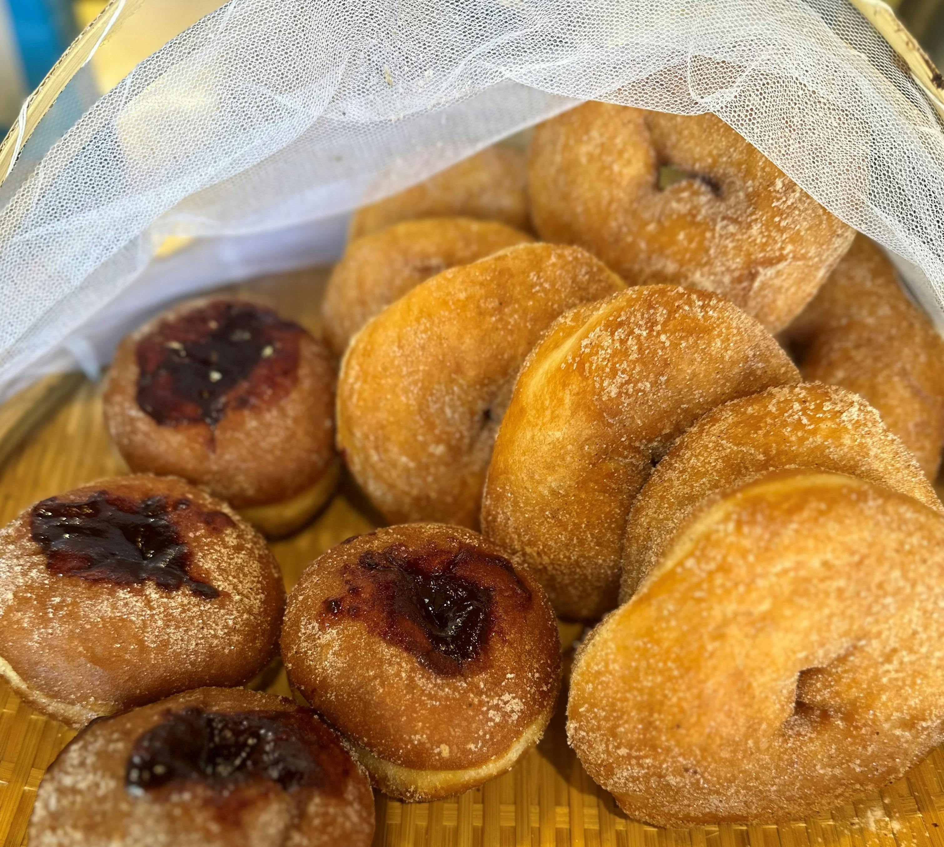 Fresh homemade doughnuts