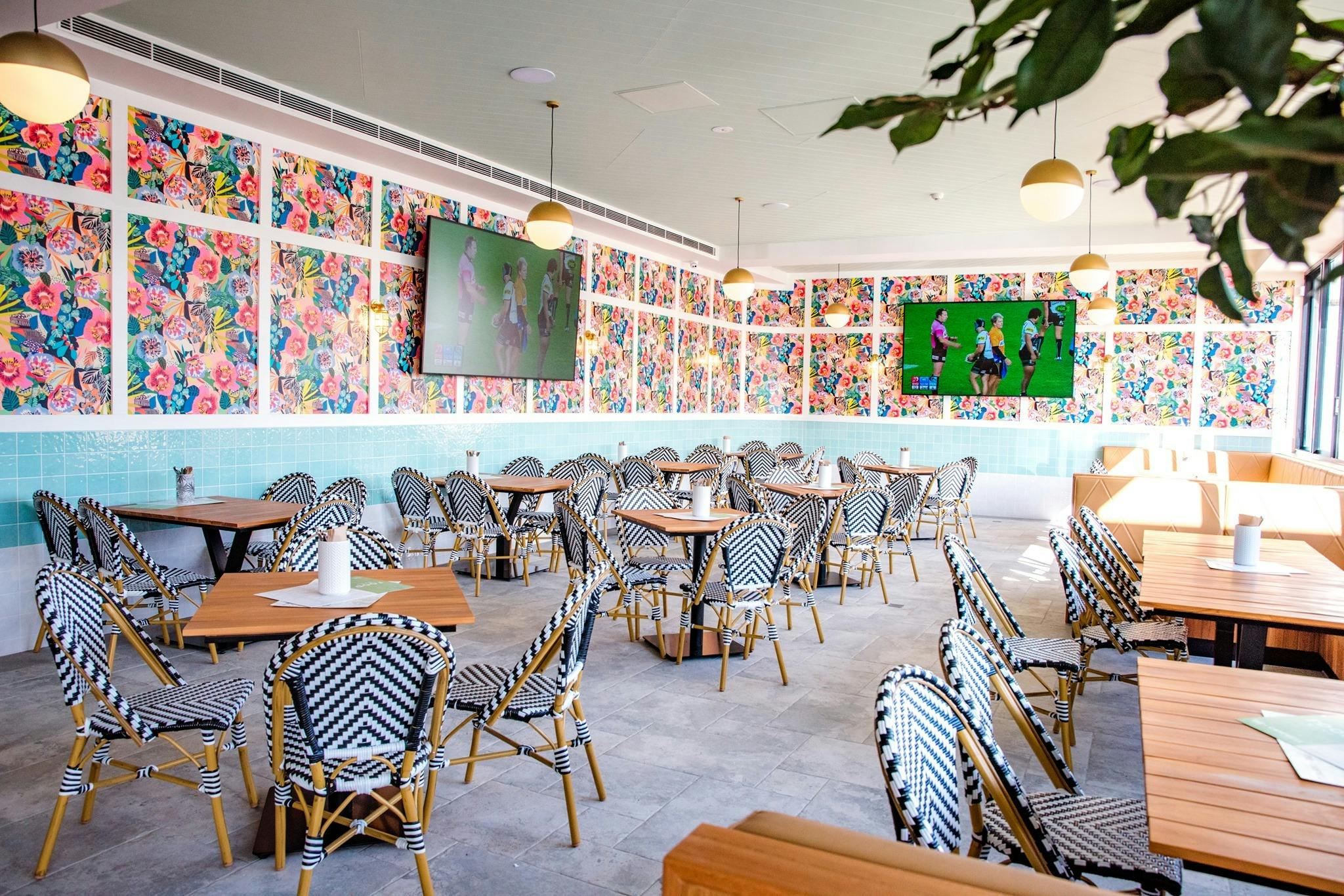 Interior of the newly refurbished Campbell Hotel