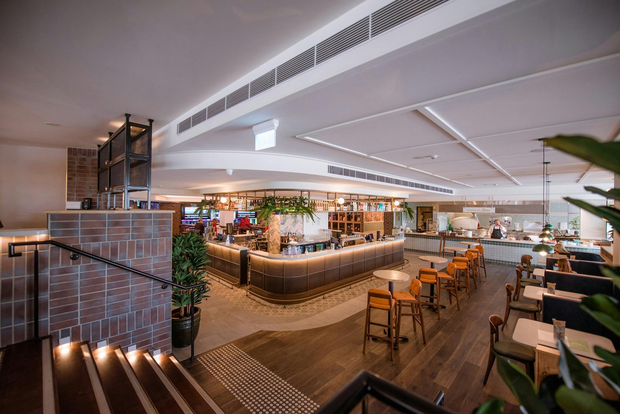 Interior of the newly refurbished Campbell Hotel