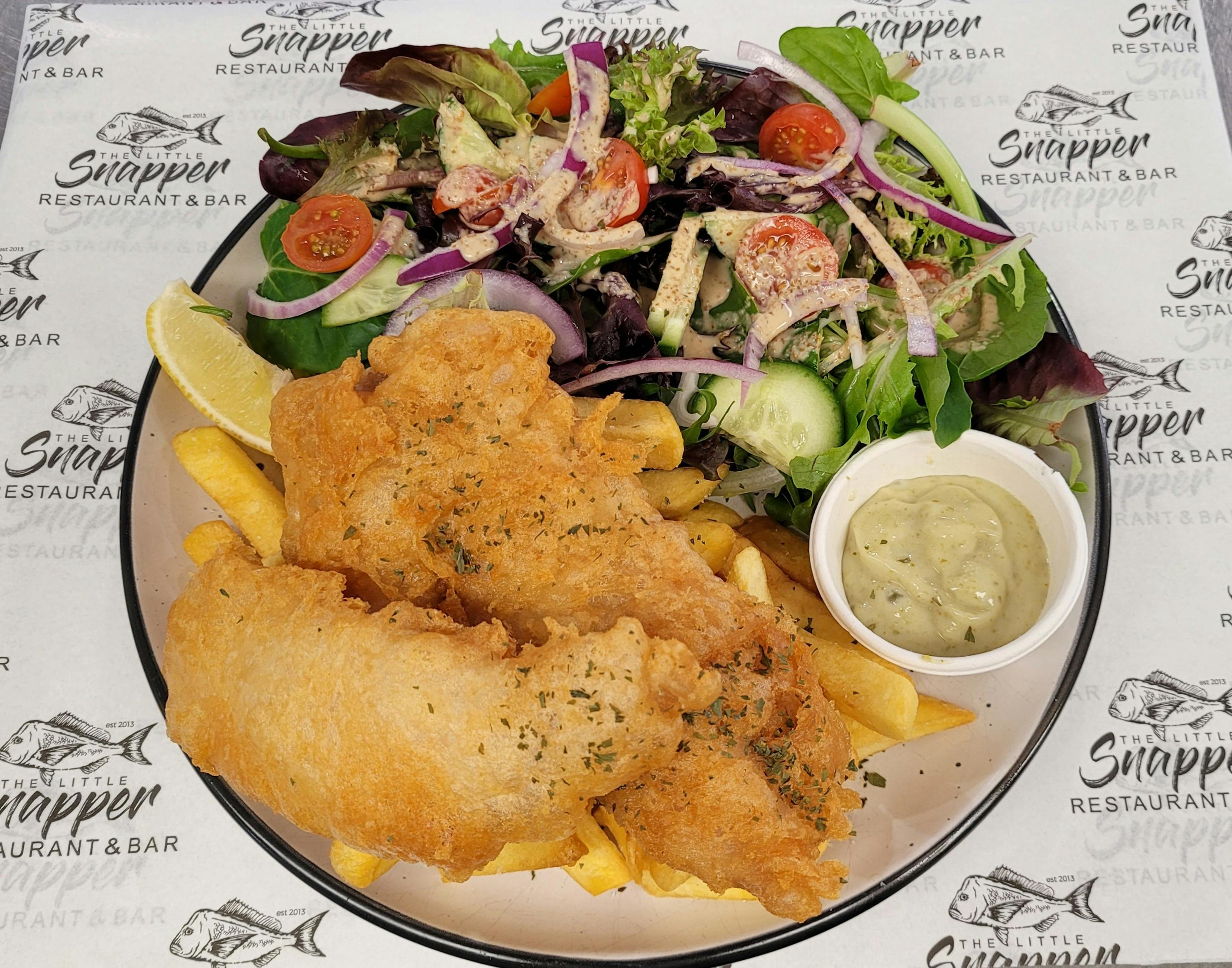 Local fish and chips