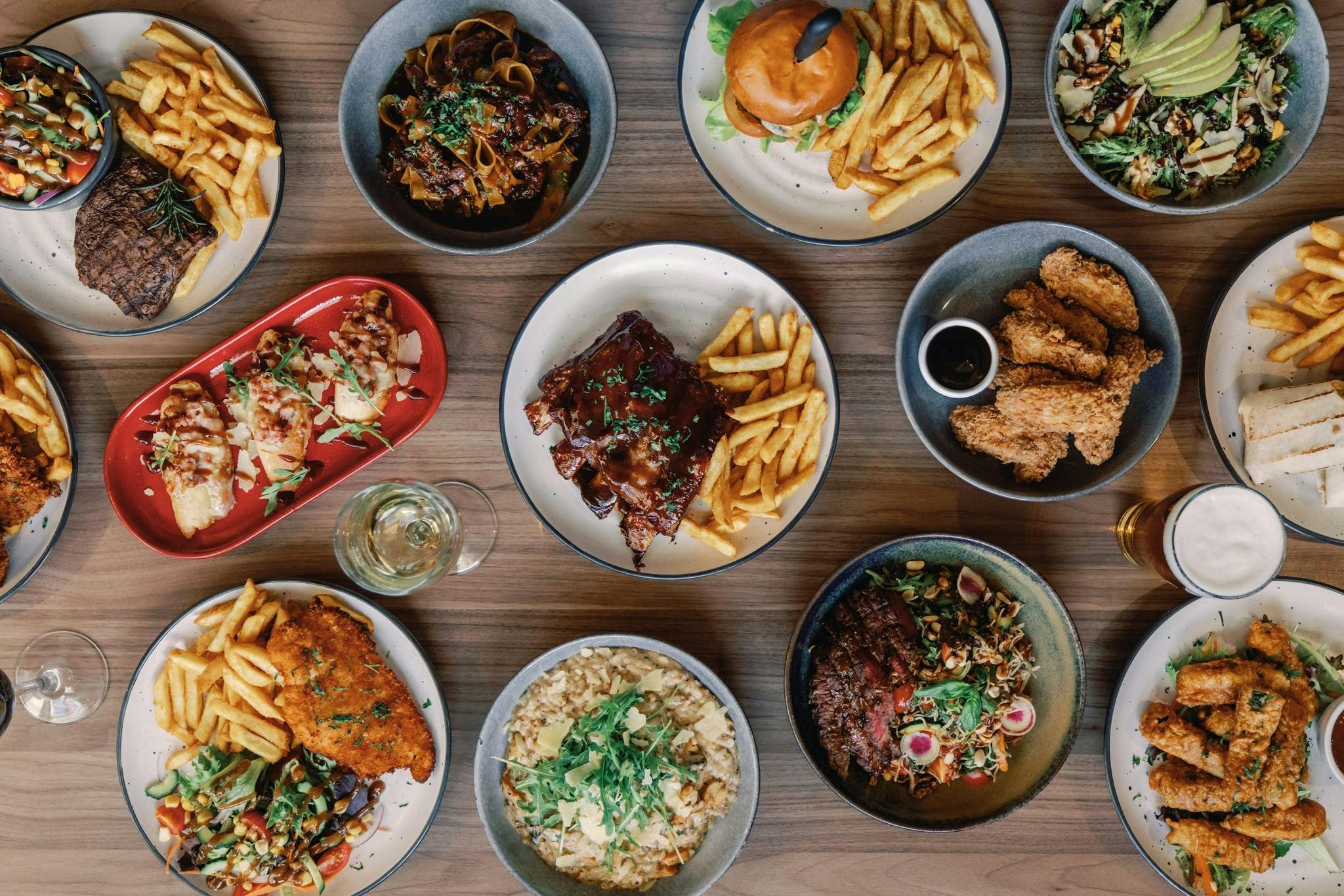 A range of food option at The Kent