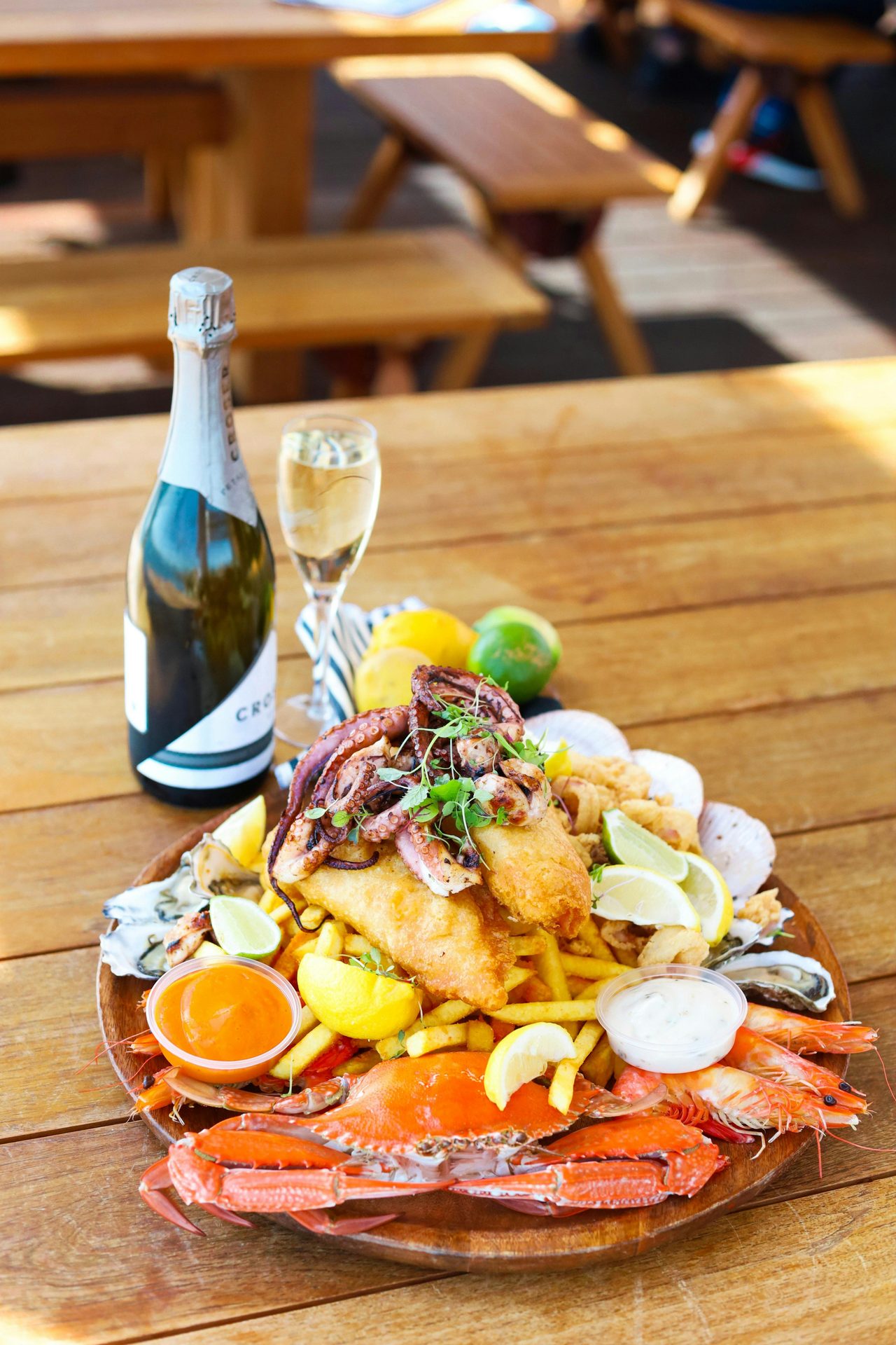Seafood platter