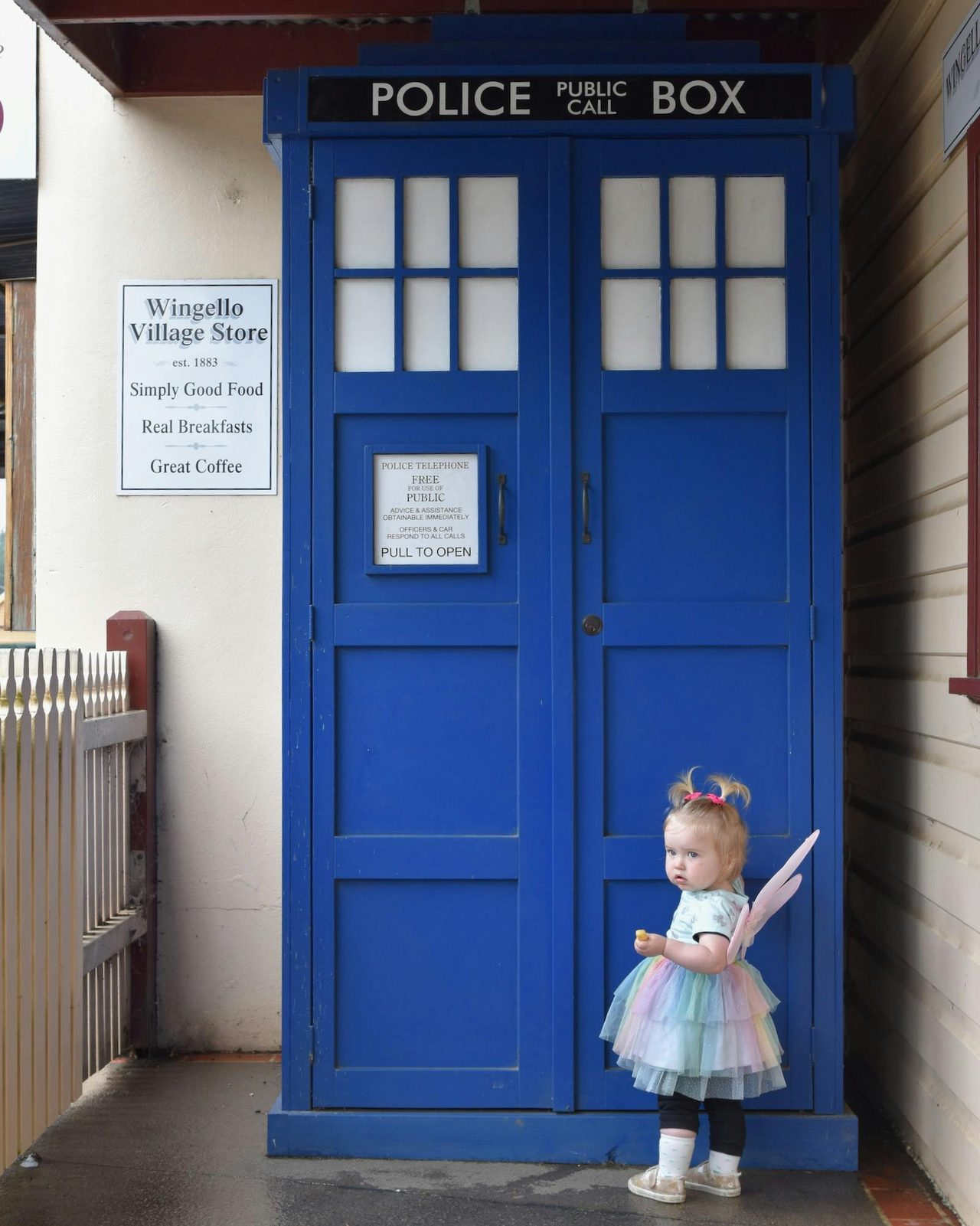 Mysterious Blue Box