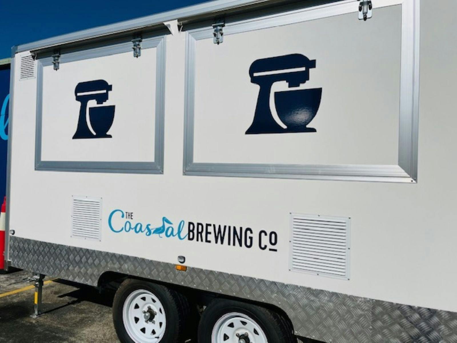 The foodtruck at The Coastal Brewing Company