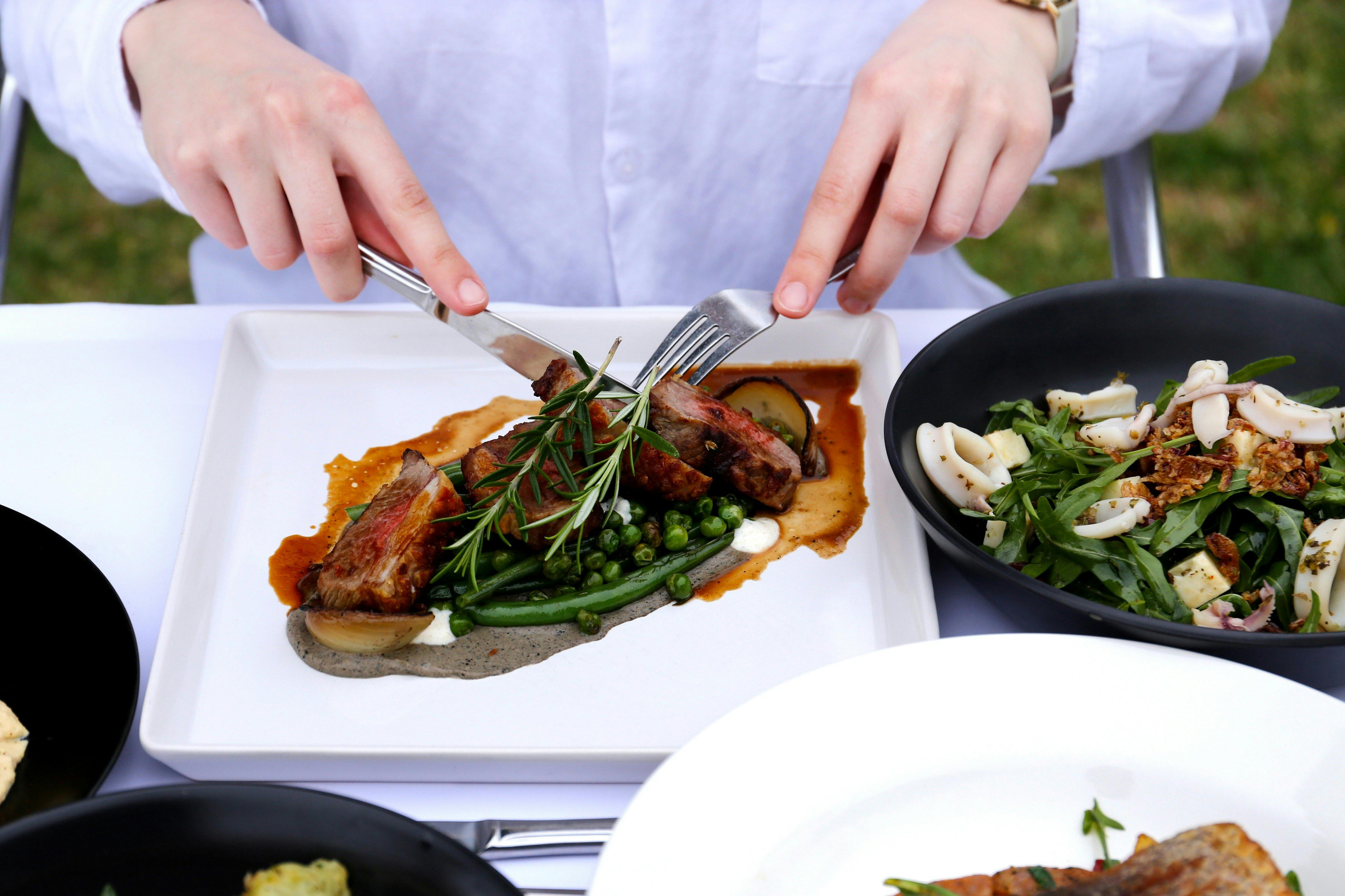 The Butter Factory Restaurant Pyree Rustic  Rosemary Seared Lamb Backstrap