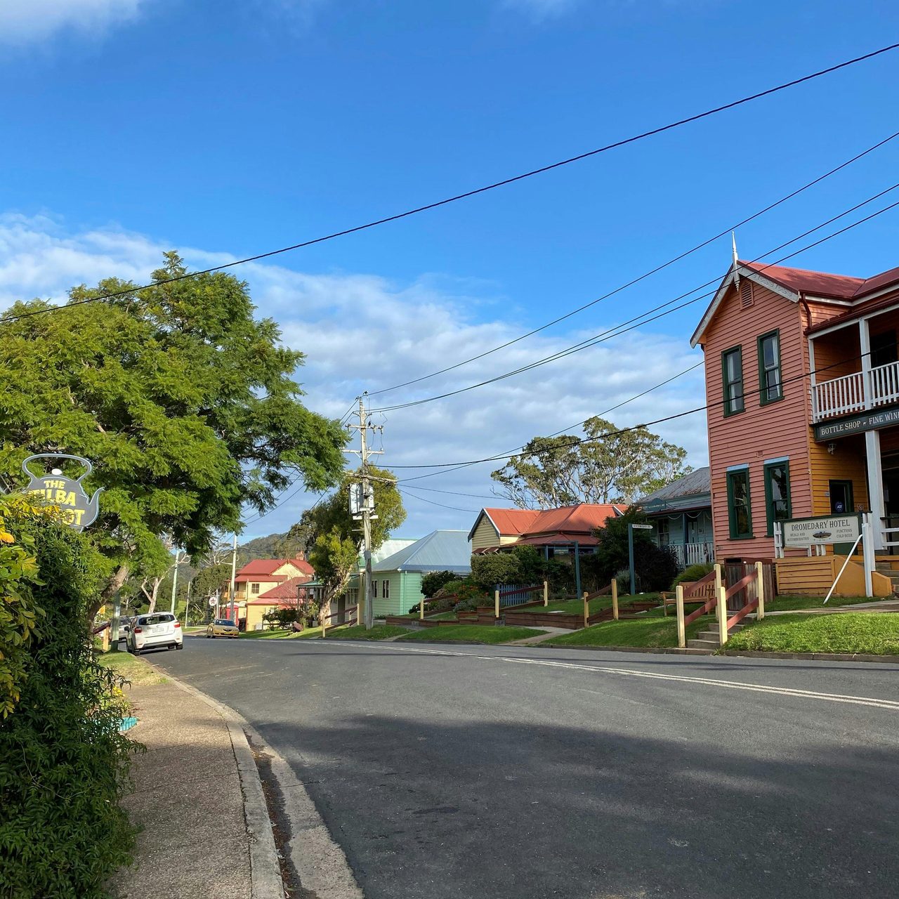 Dromedary Hotel - at the top of the town