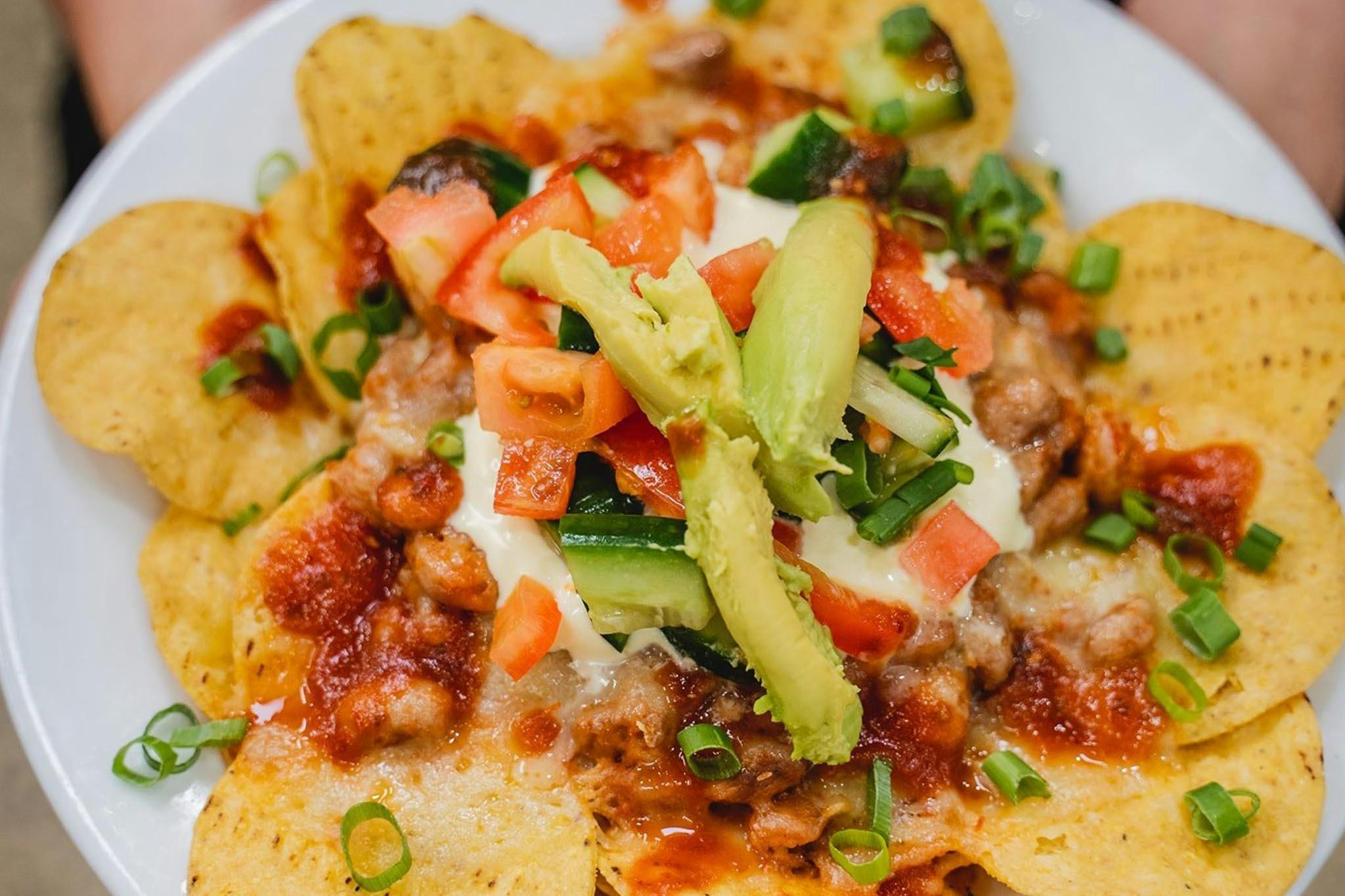 Mexican Beans Nachos