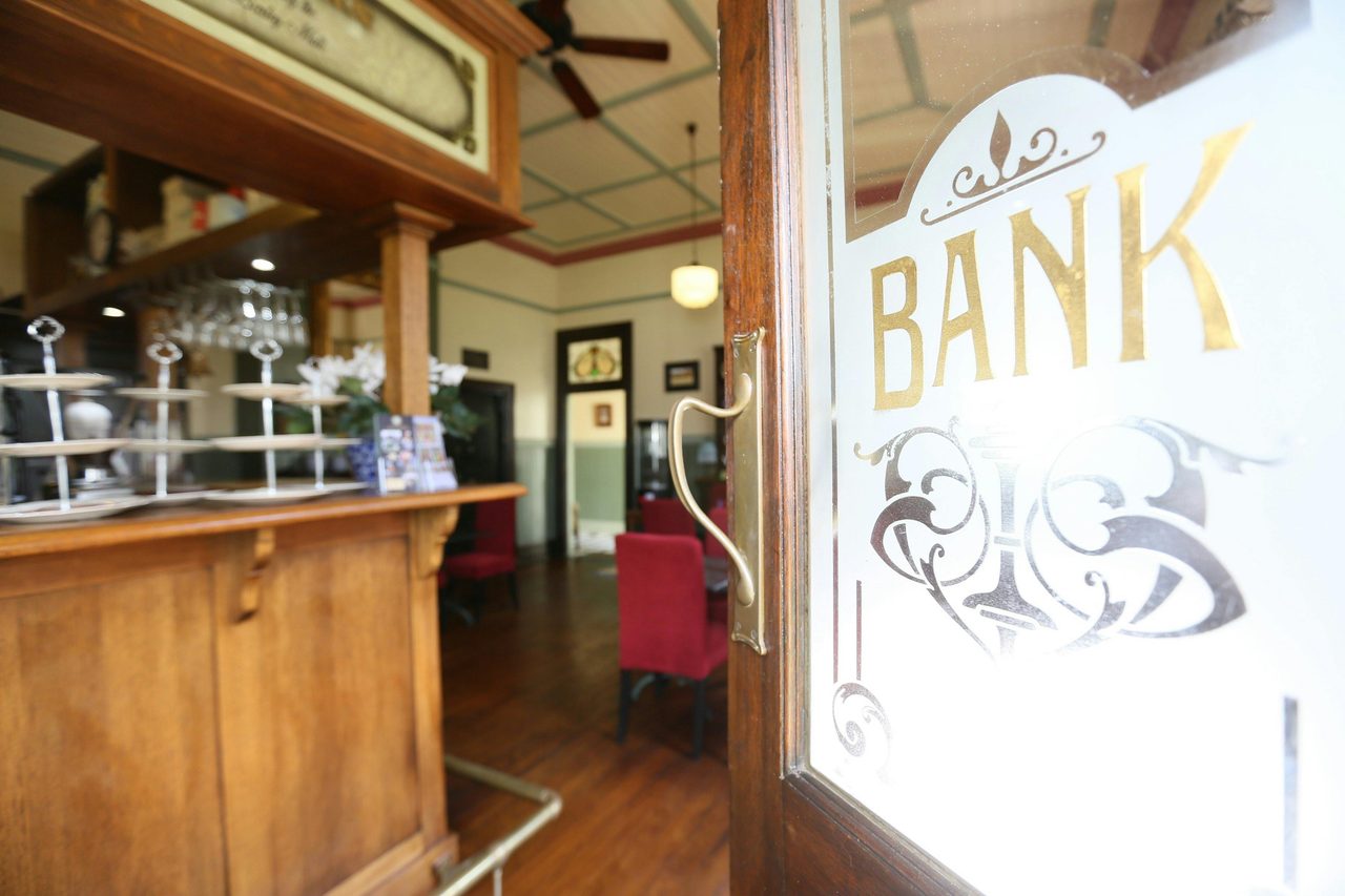 Entrance of the Old Bank