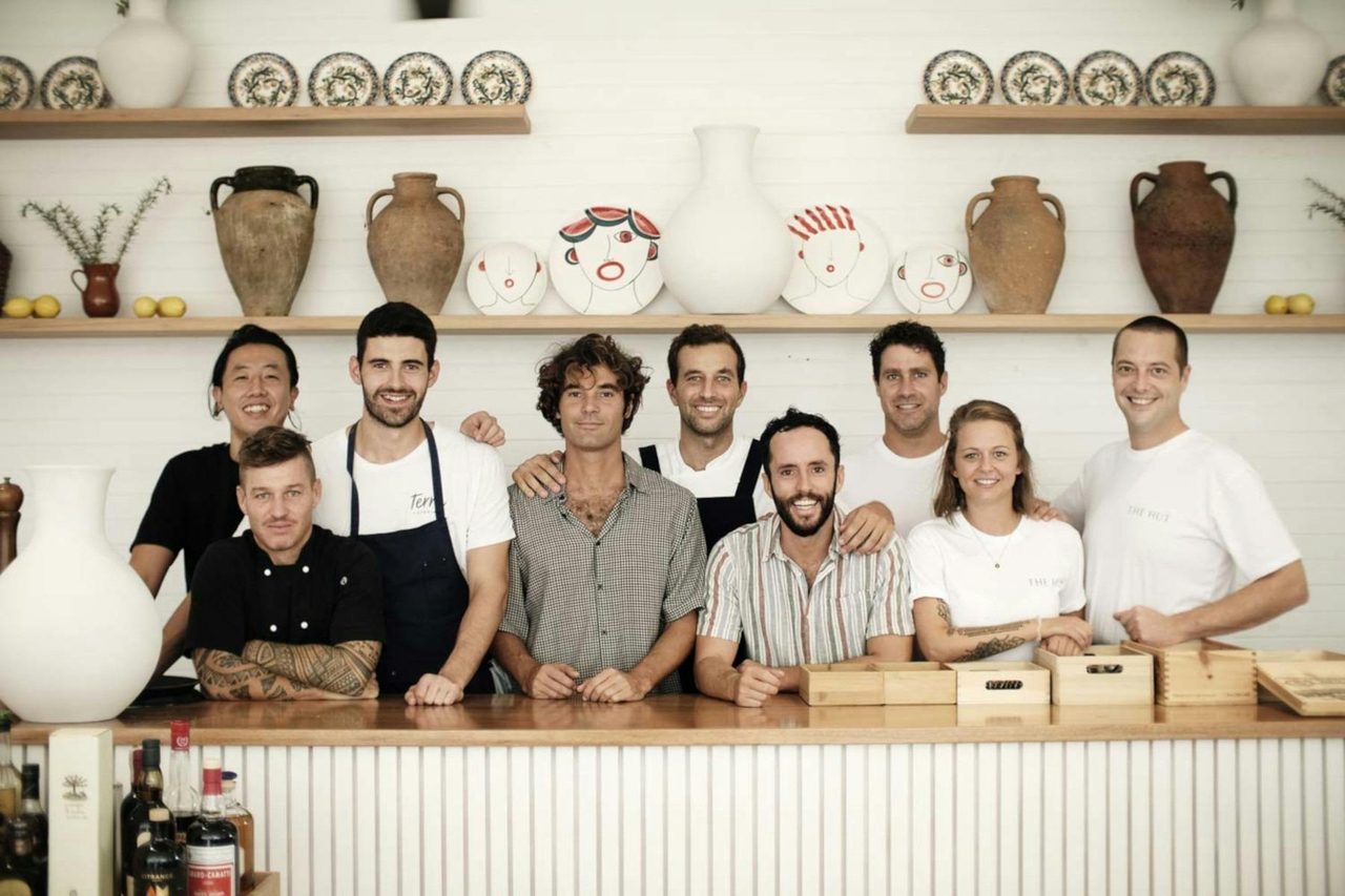 Staff at the Hut