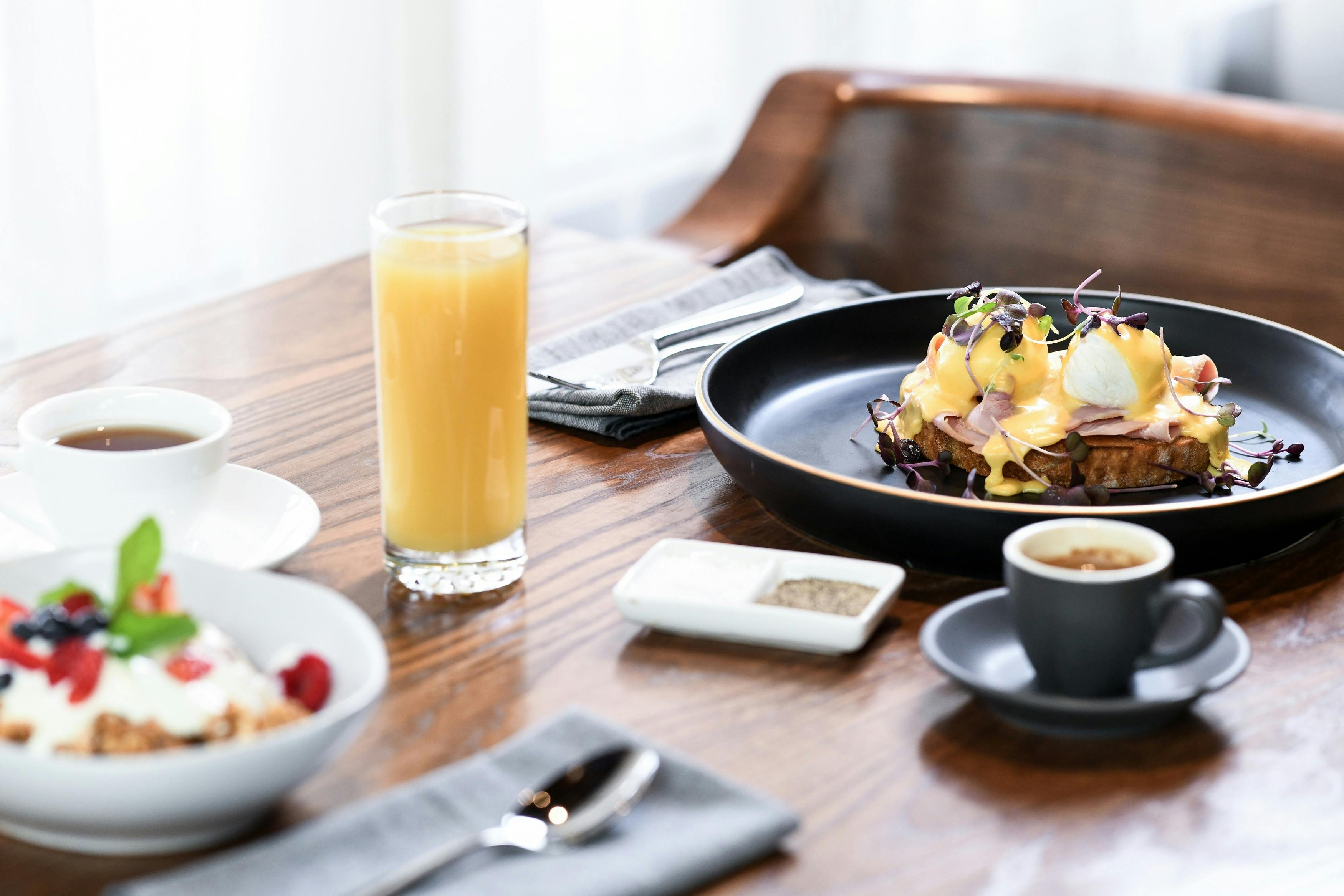 Indulge in a decadent dessert & a sticky wine.