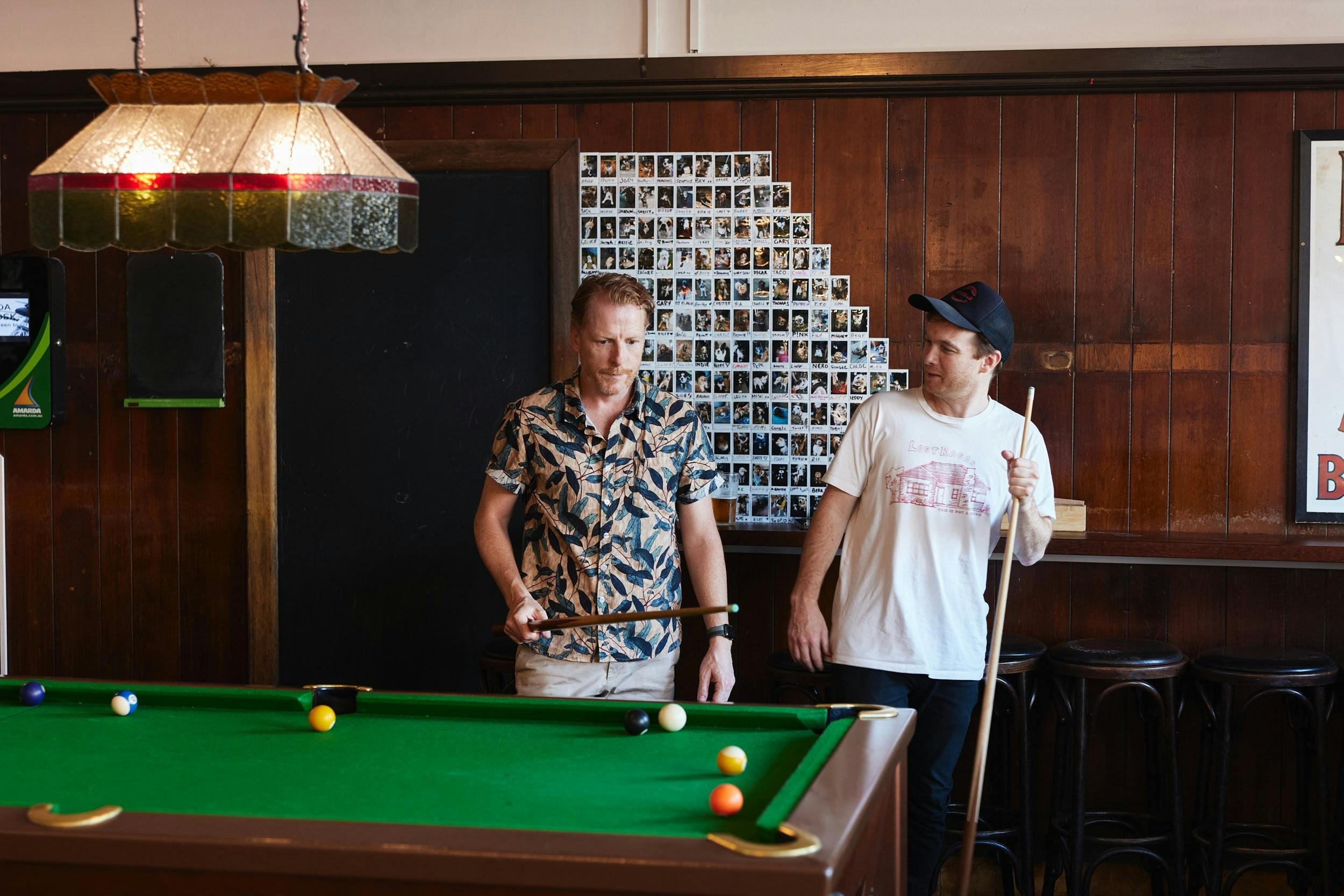 People playing pool