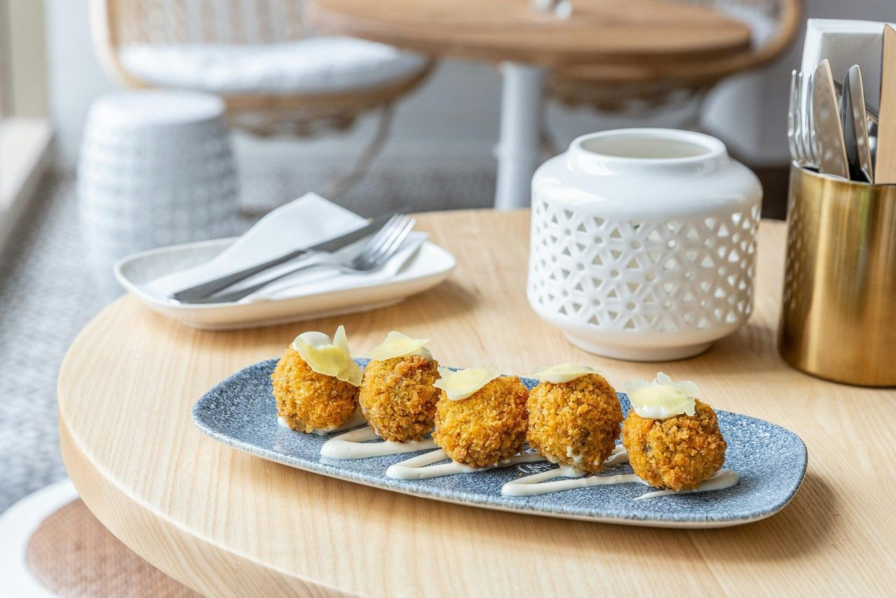 Truffle Mushroom Arancini share plate at The Rooftop Sydney