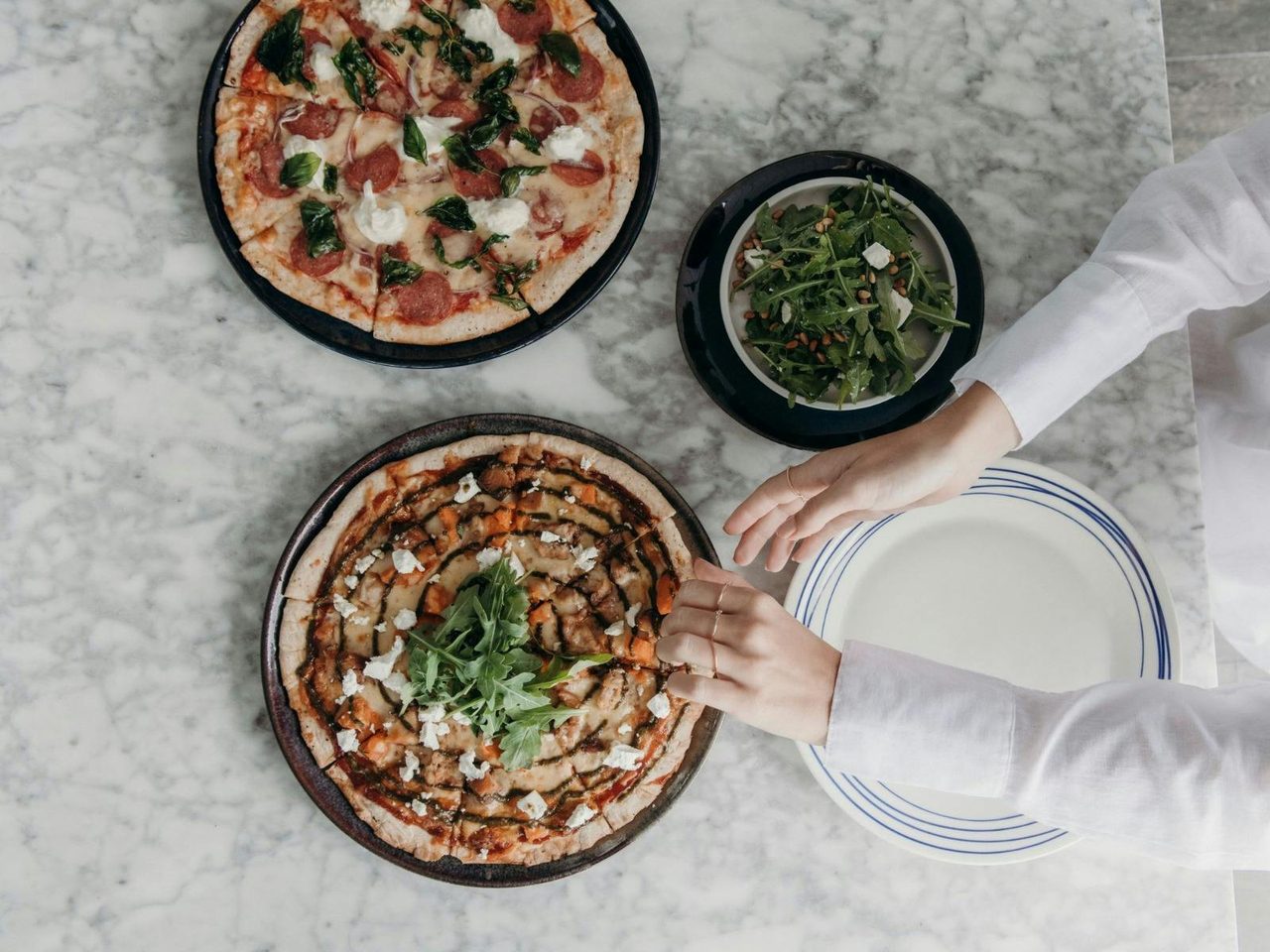 Gourmet pizza