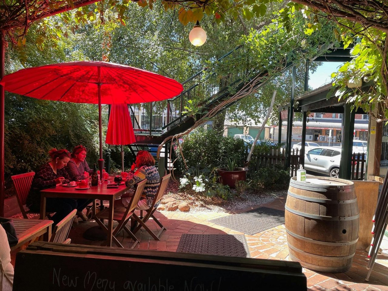 Courtyard umbrella