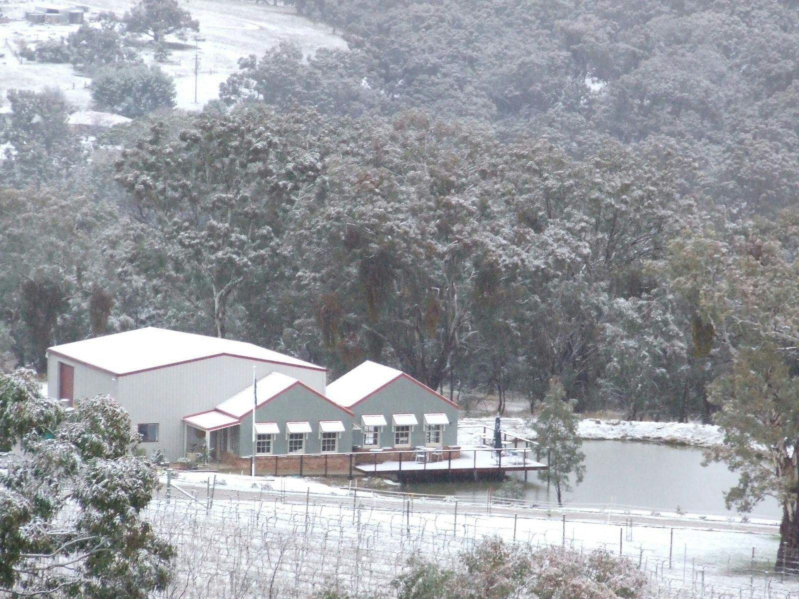 Winburndale Wines in the snow