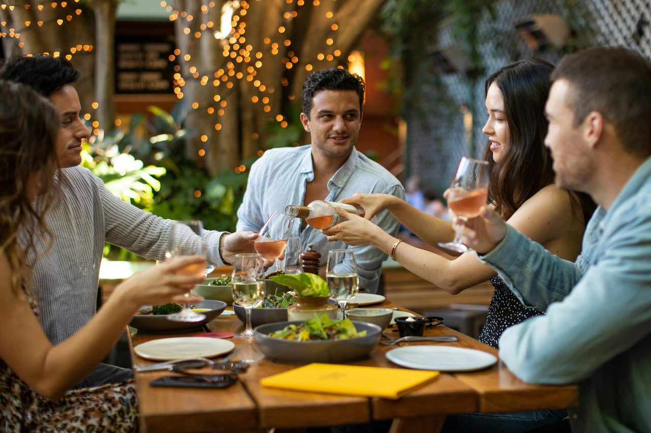 Group dining The Golden Sheaf