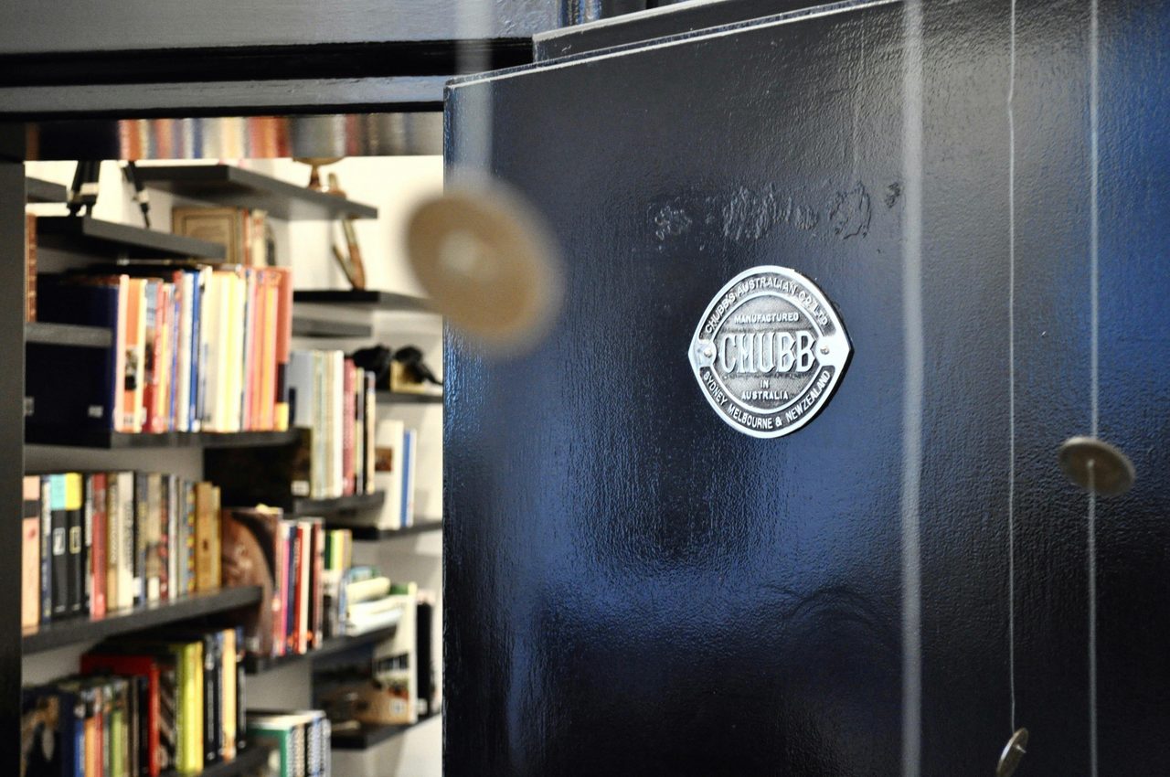 Wine cellar and library