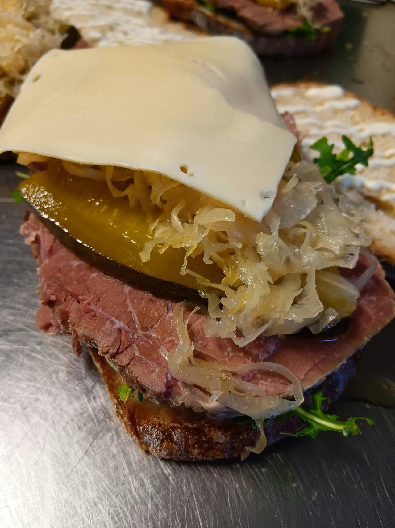 Delicious Reuben Toastie