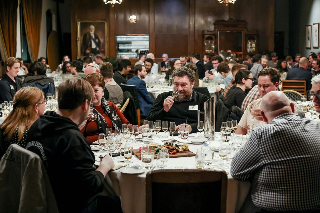 Guests at an SMWS tasting