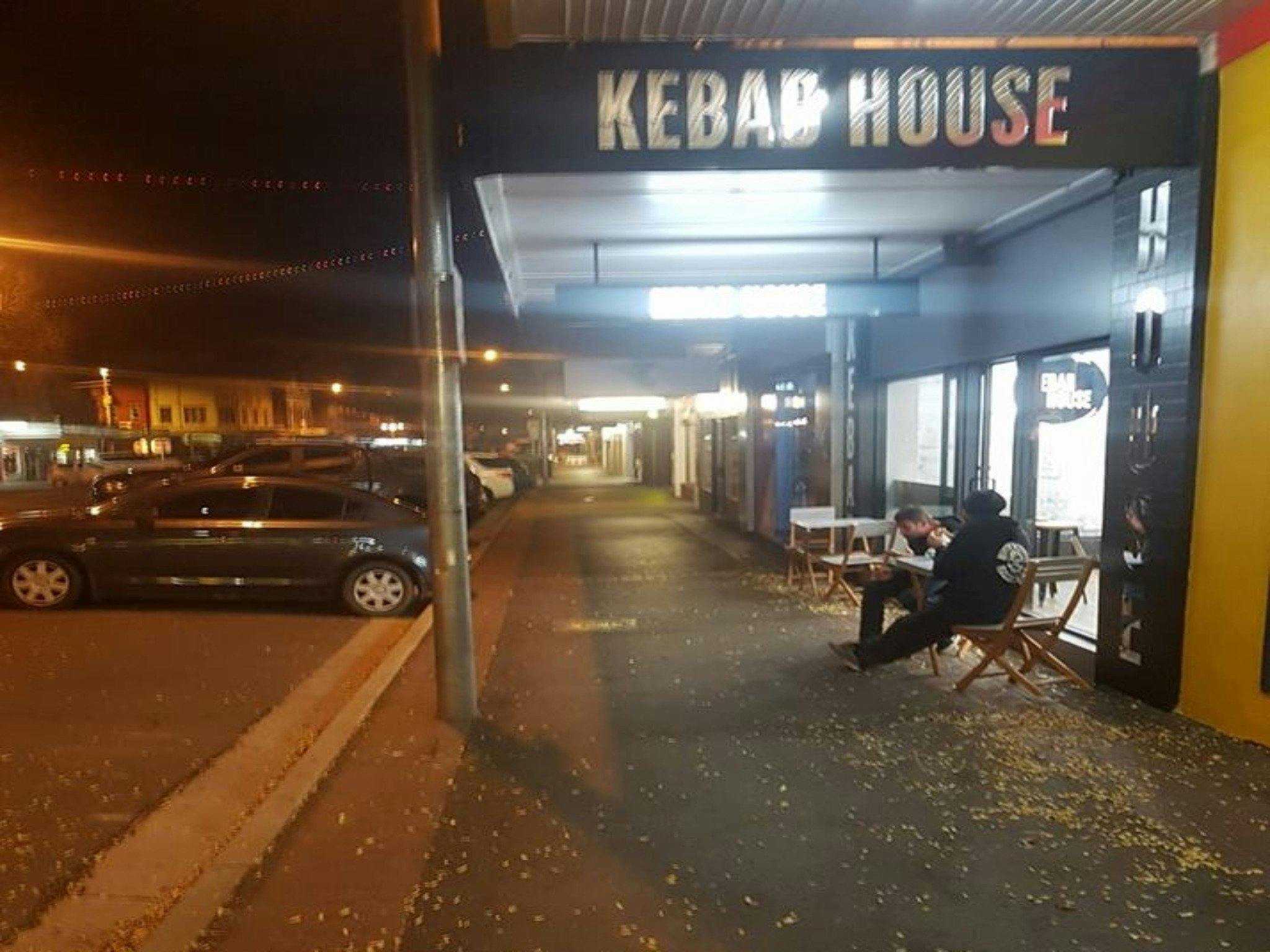 Outside Kebab House