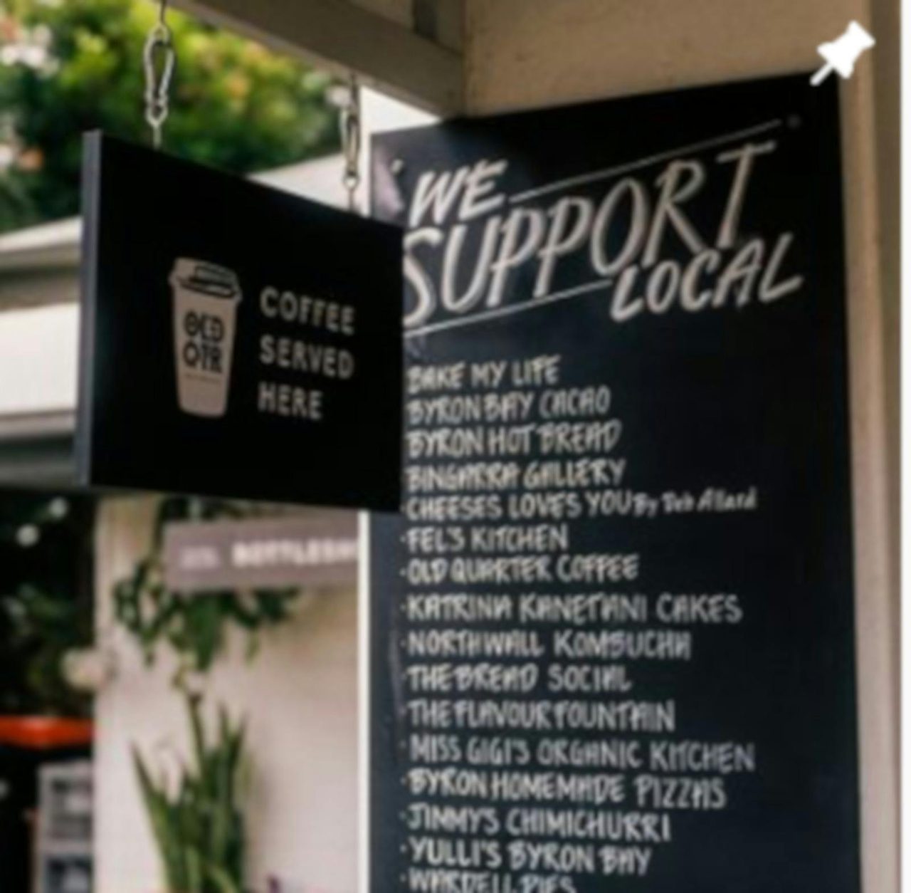 Local produce on offer