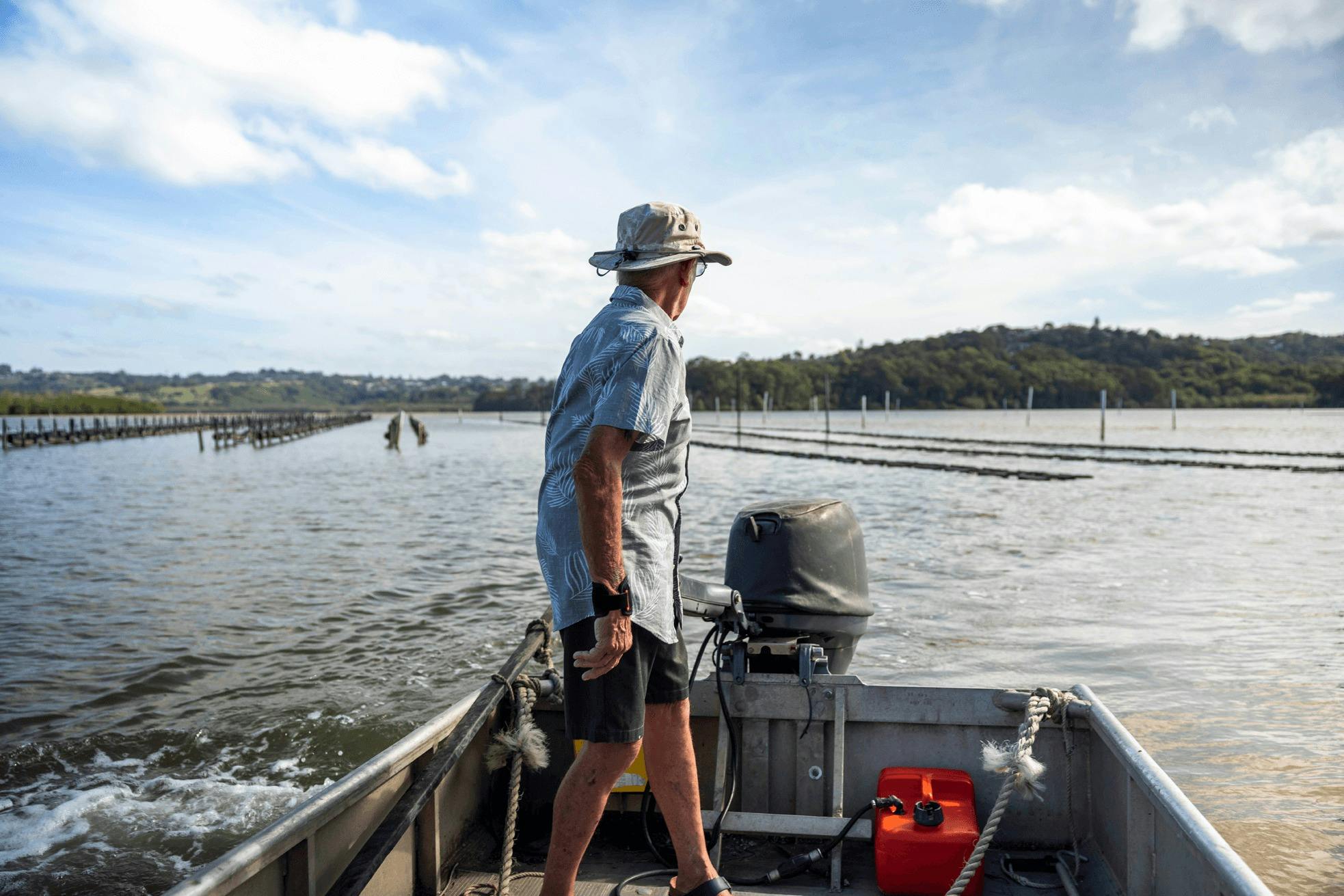 Enjoy farm fresh Sydney Rock Oysters grown right on site in the Tweed River, NSW