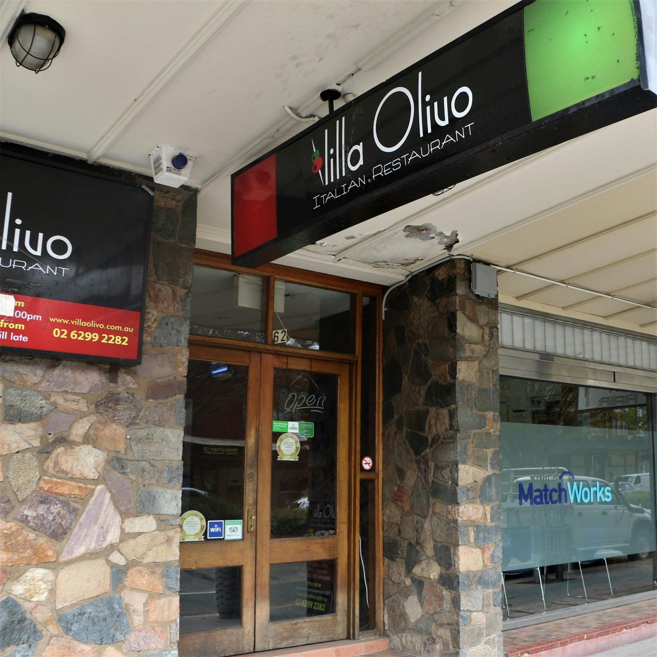Villa Olivo Italian restaurant.