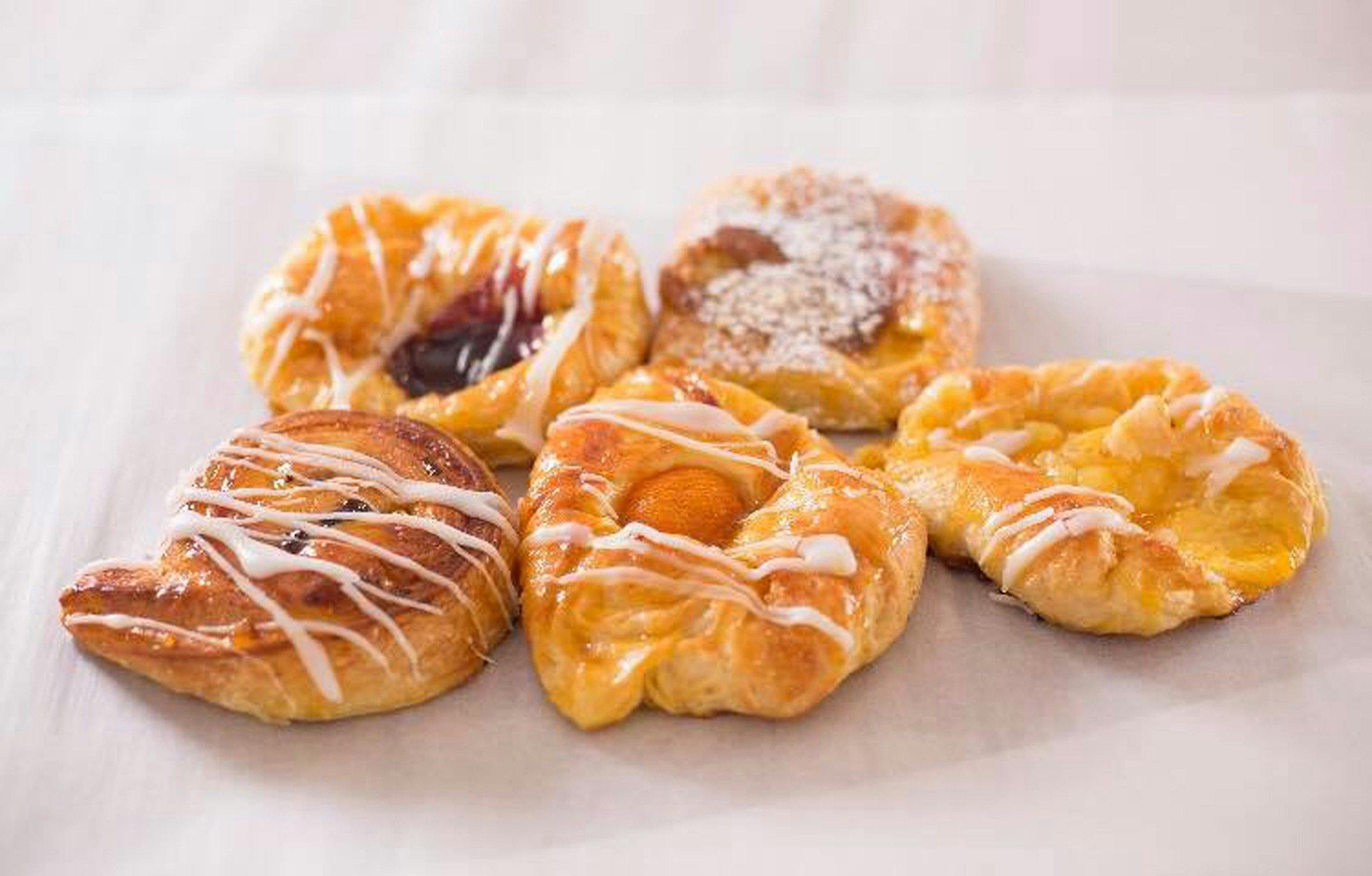 Pastries at Trappers Bakery