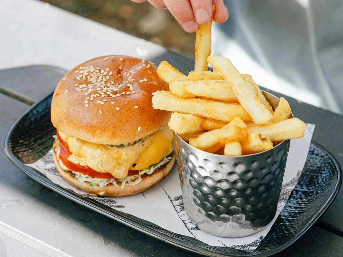 The Sir George Beef Burger