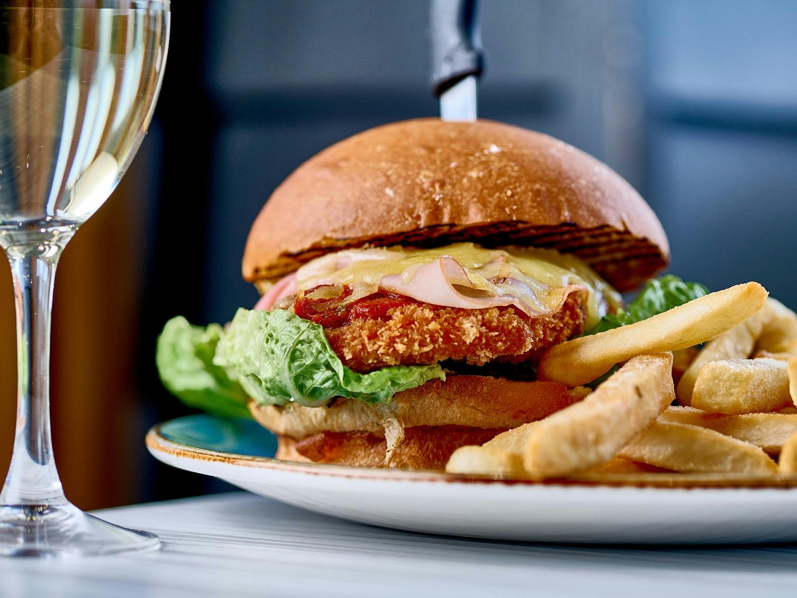 Bay Brasserie Classic Chicken Burger