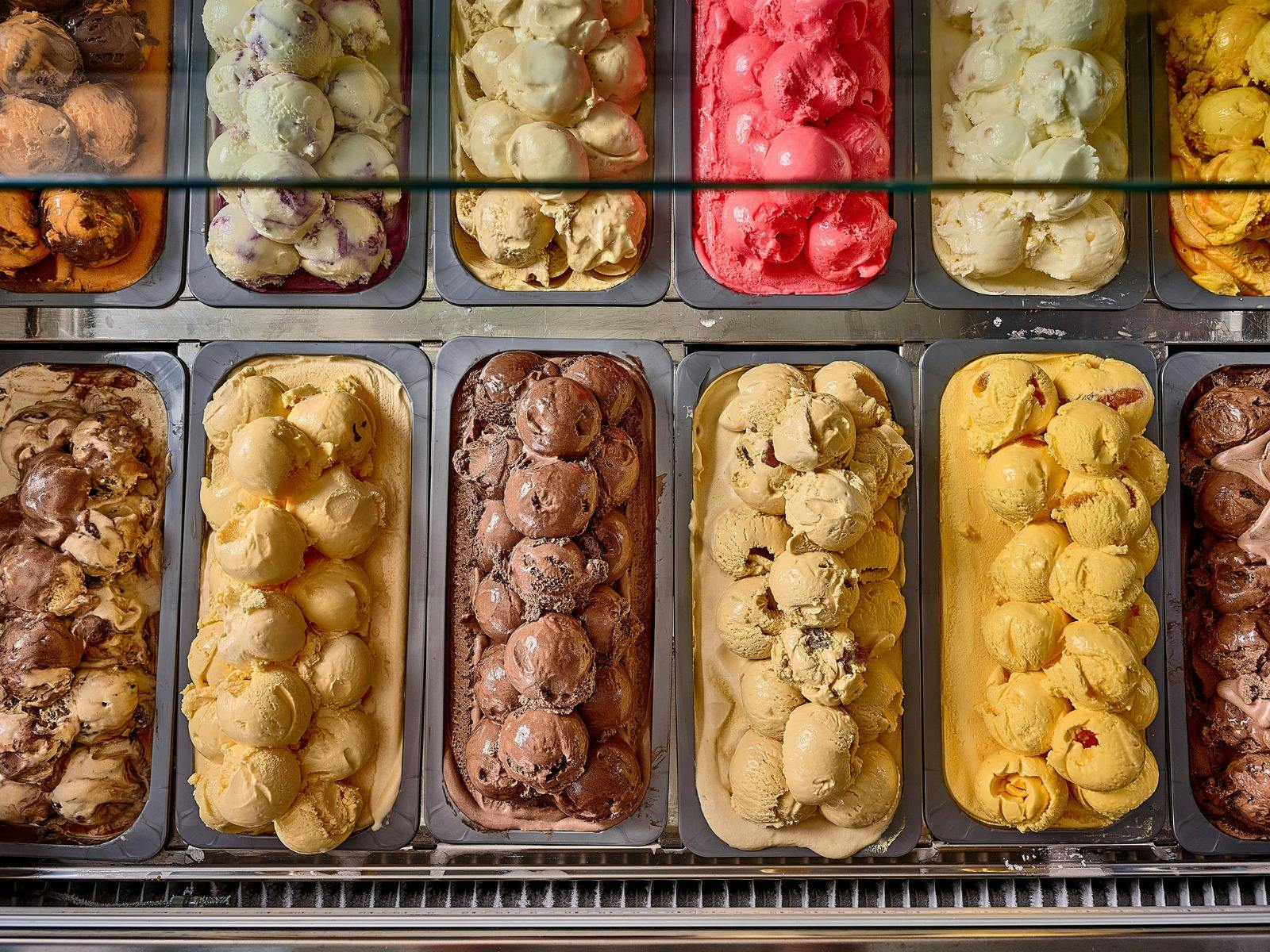 Bay Brasserie Gelato Cabinet