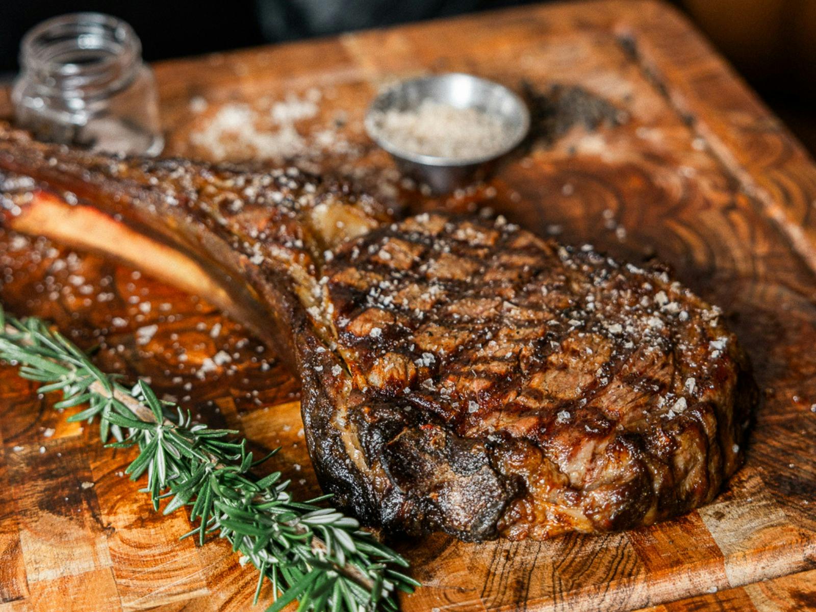 Volcanos Steakhouse - Dry Aged Tomahawk