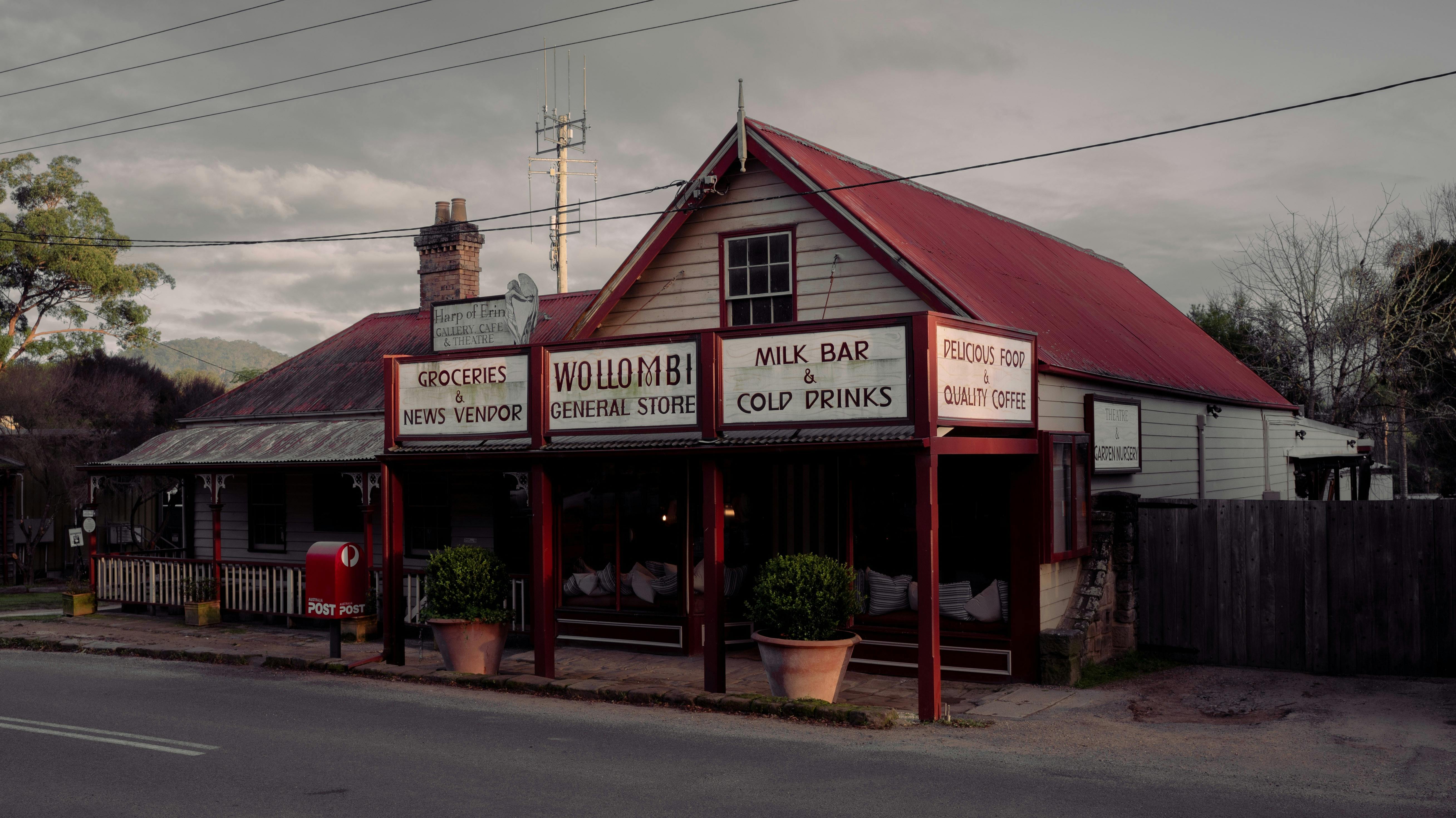 Shopfront wollombi general store