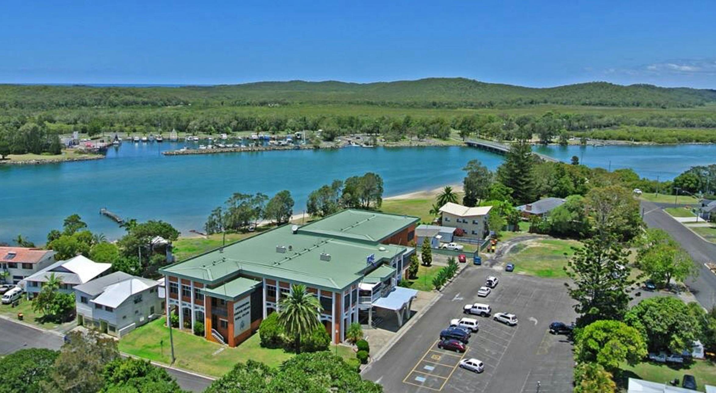 Evans Head RSL Overlooking the Evans River
