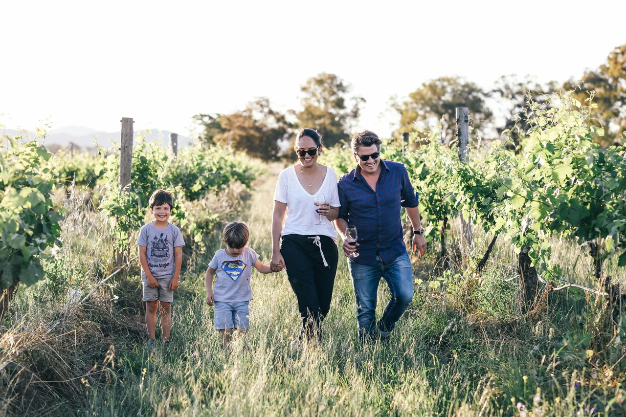 Harry, Oliver, Gemma and James Yeates.
