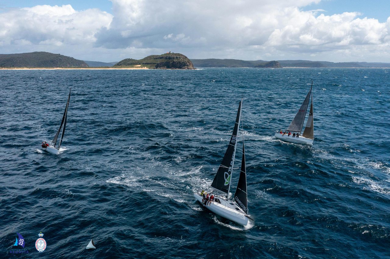 Race start off Barrenjoey, NSW